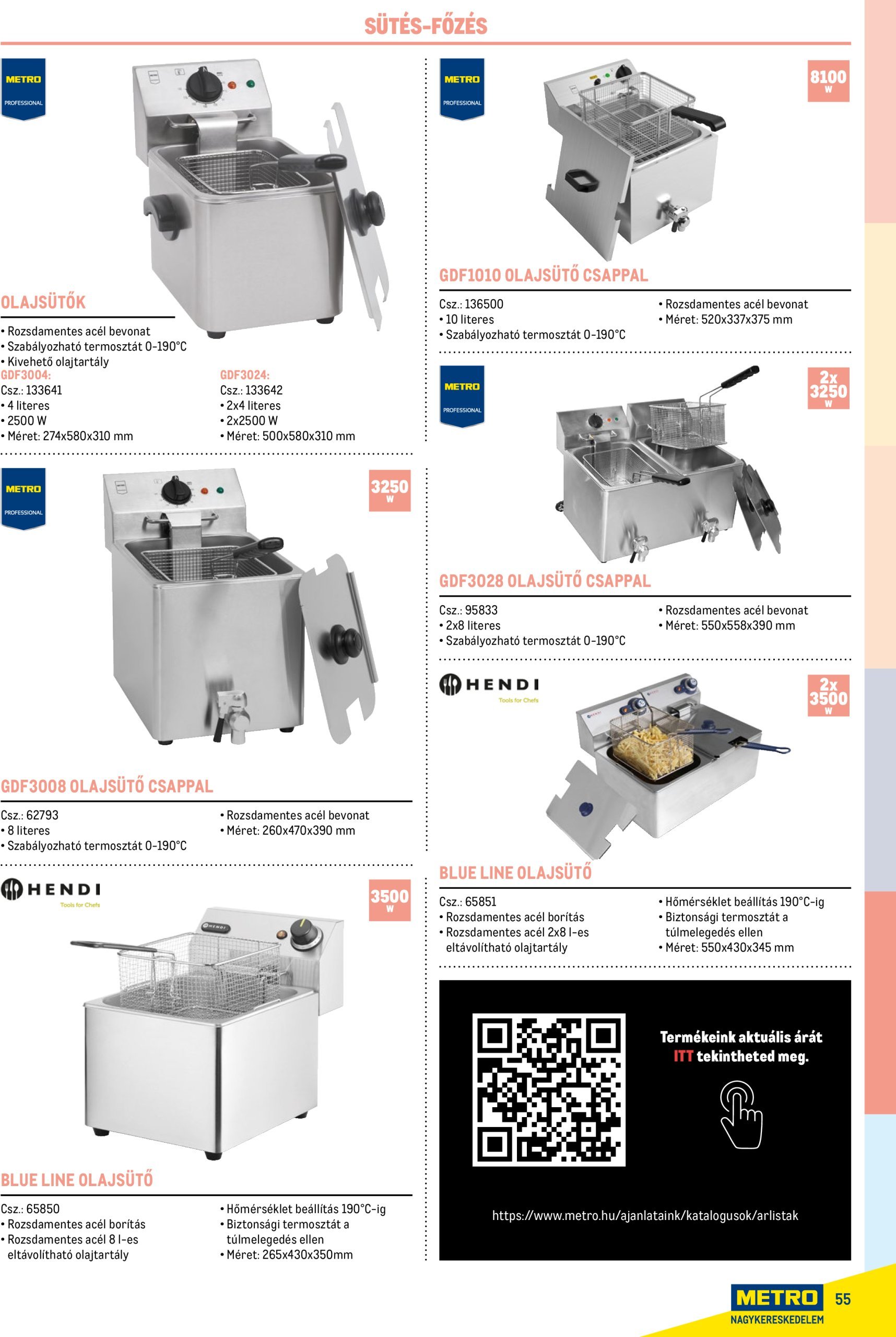 metro - Metro - Gasztro konyha katalógus akciós újság, érvényes 02.17. - 12.31. - page: 55