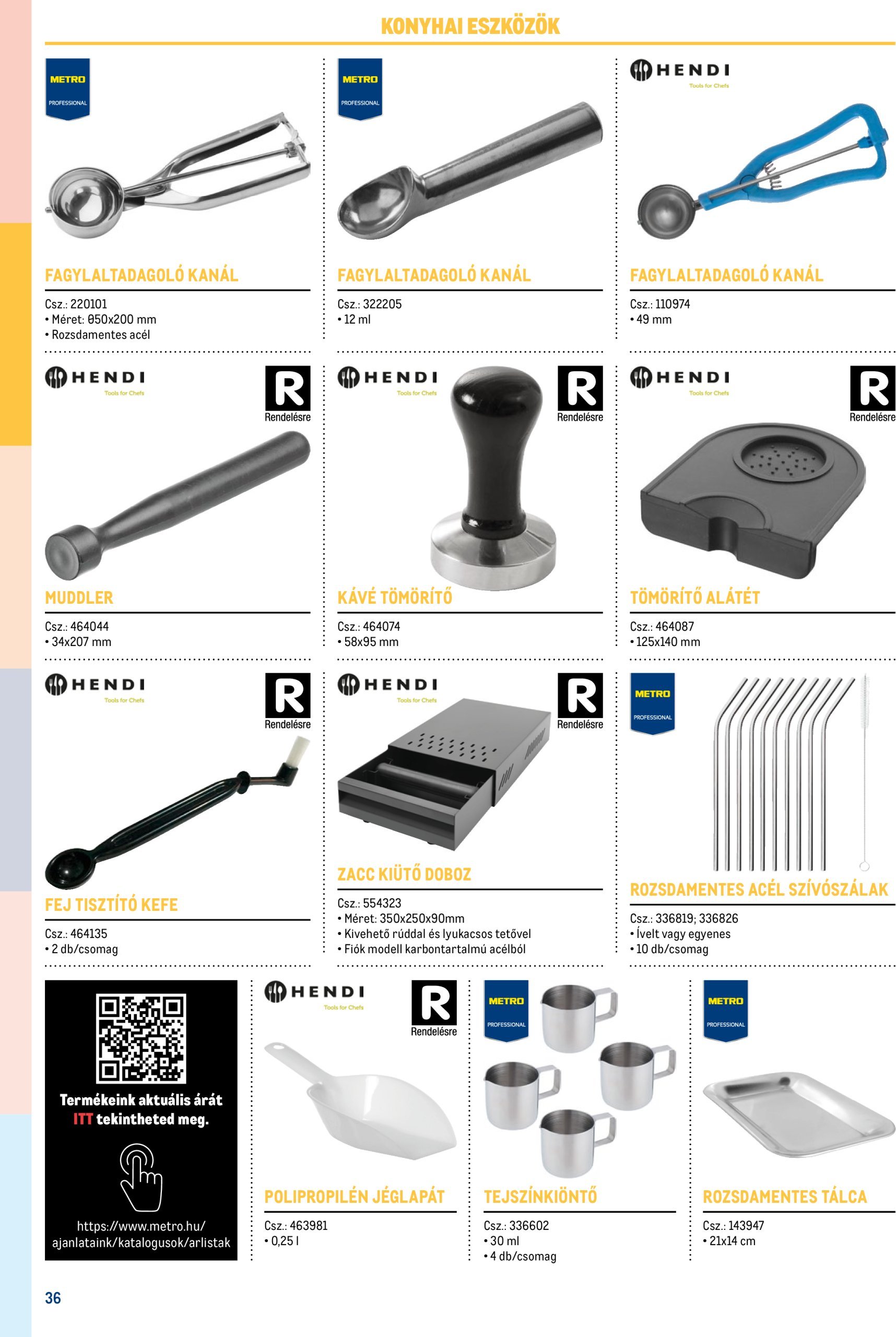 metro - Metro - Gasztro konyha katalógus akciós újság, érvényes 02.17. - 12.31. - page: 36