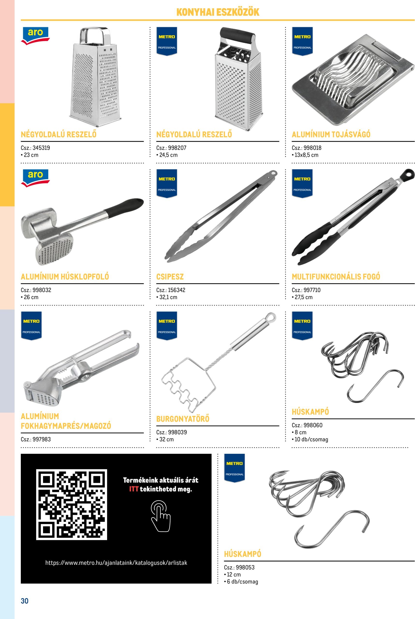 metro - Metro - Gasztro konyha katalógus akciós újság, érvényes 02.17. - 12.31. - page: 30