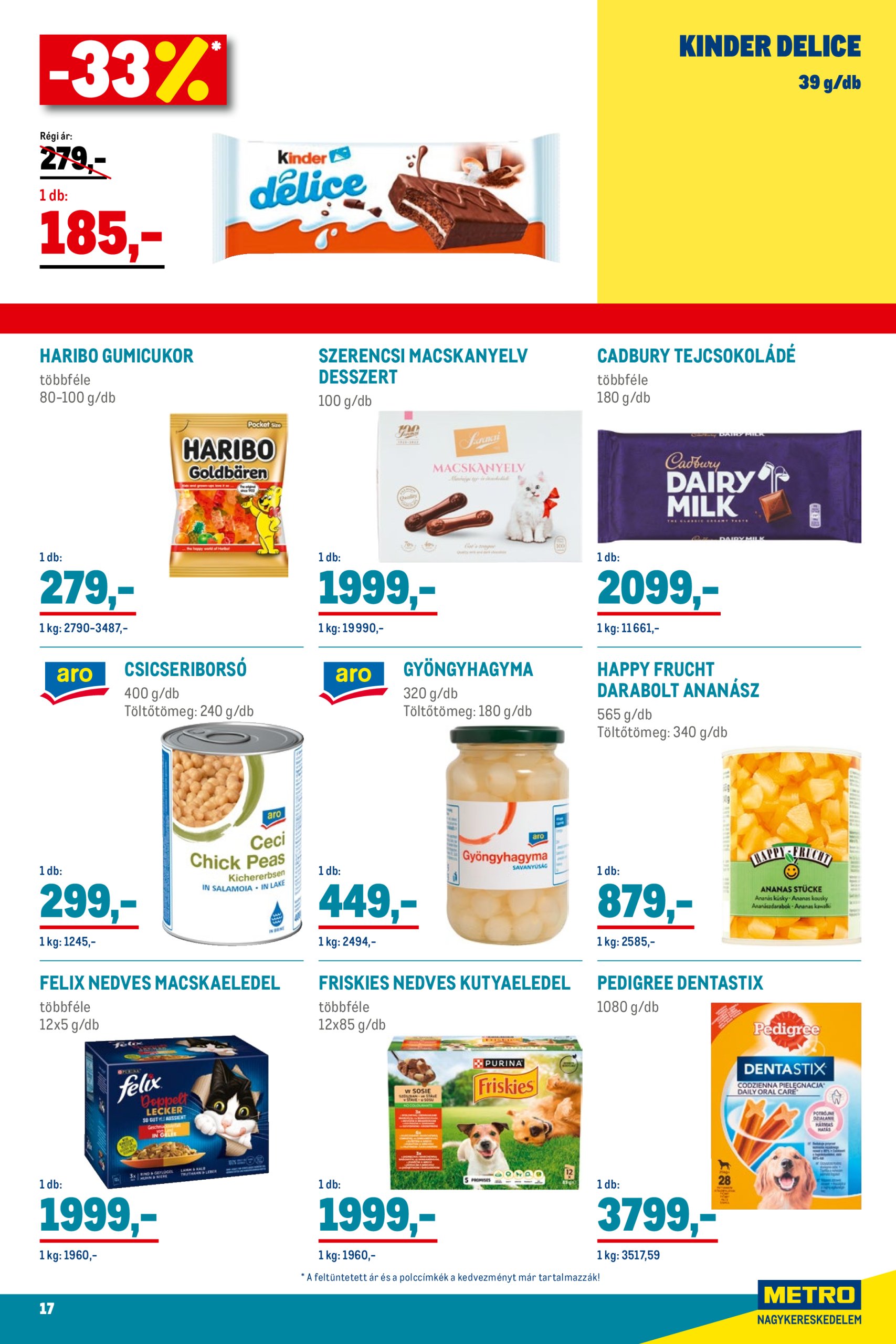 metro - Metro - Élelmiszer és Szezonális Ajánlataink Kiskereskedőknek akciós újság, érvényes 05.02. - 05.31. - page: 17
