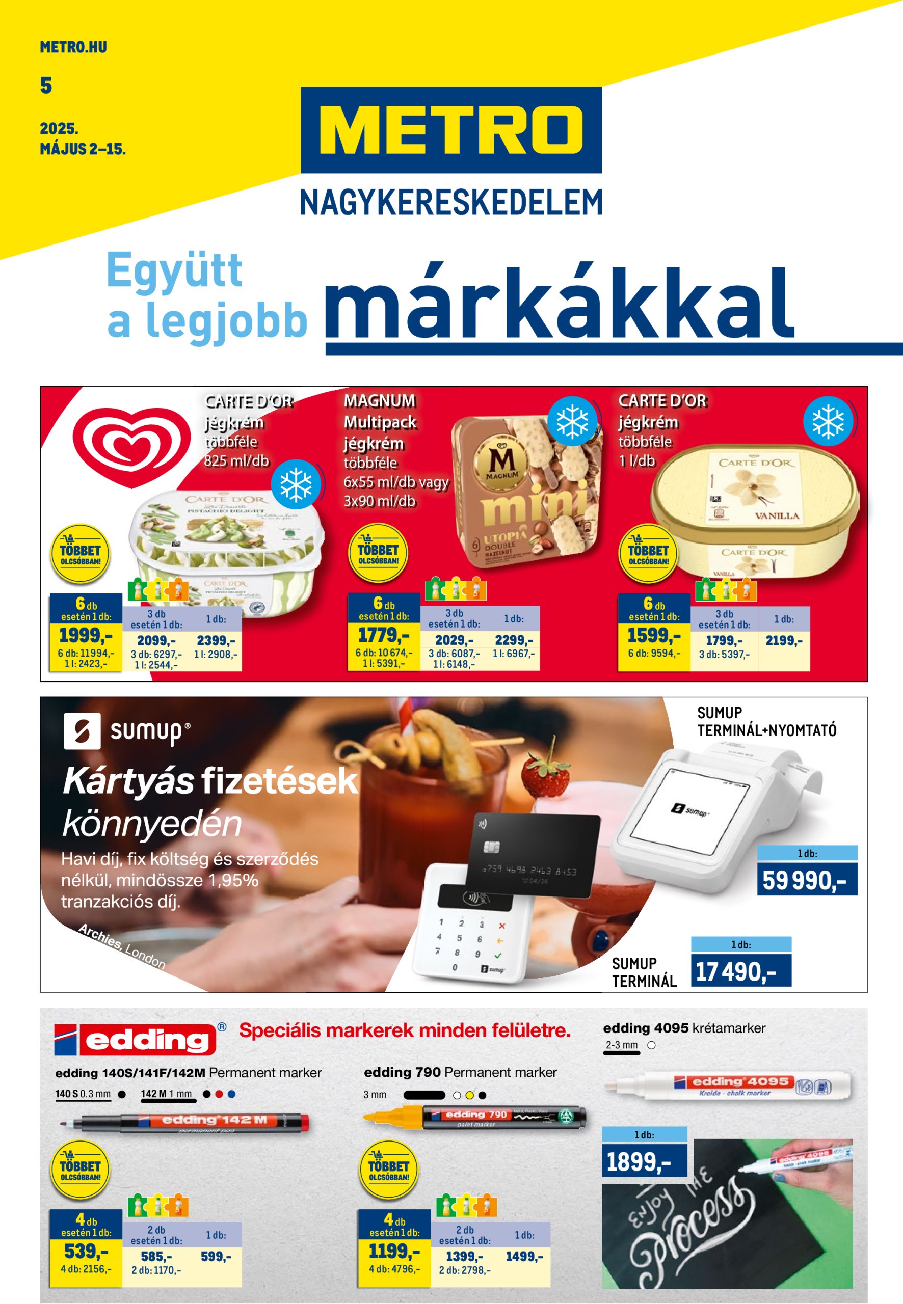 metro - Metro - Márkák katalógus akciós újság, érvényes 05.02. - 05.15.
