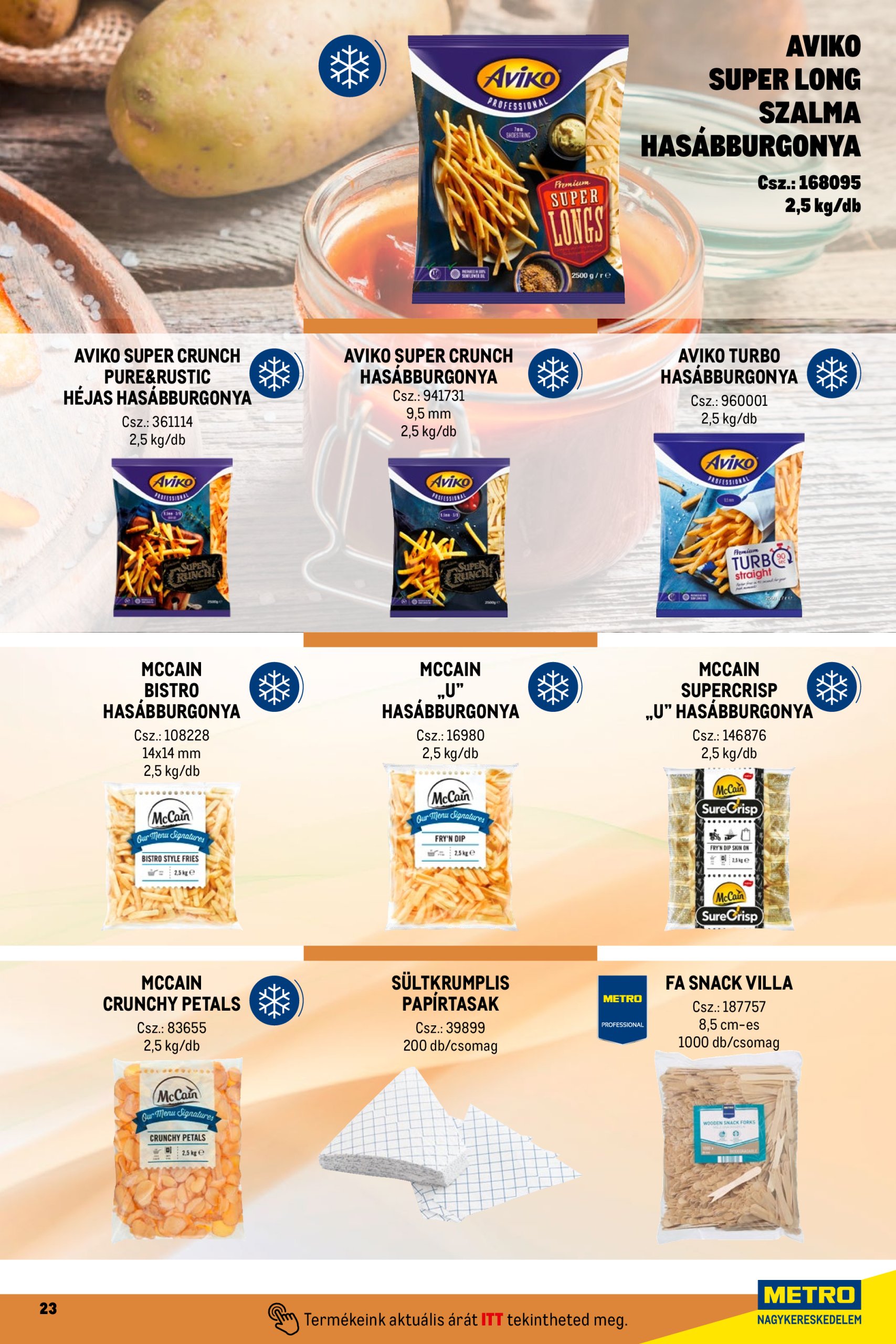 metro - Metro - Street food megoldások akciós újság, érvényes 10.01. - 04.30. - page: 23