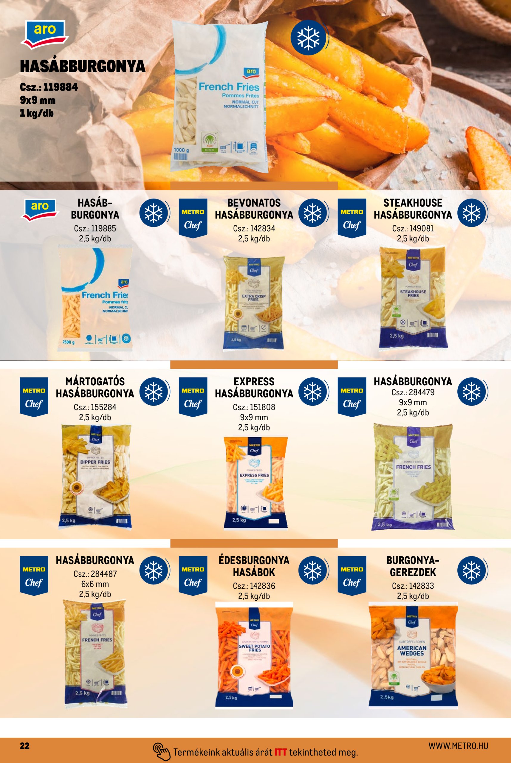 metro - Metro - Street food megoldások akciós újság, érvényes 10.01. - 04.30. - page: 22