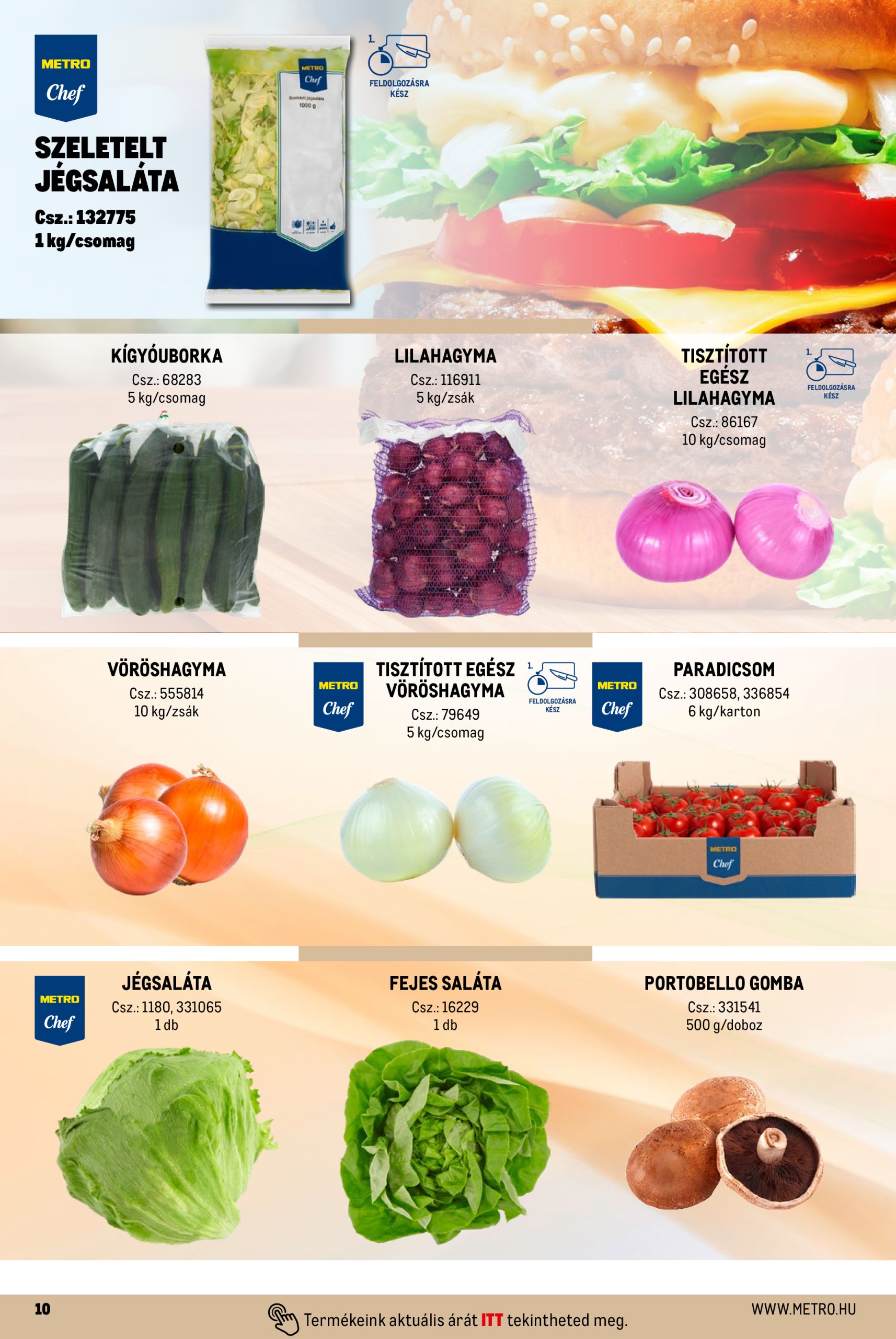 metro - Metro - Street food megoldások akciós újság, érvényes 10.01. - 04.30. - page: 10