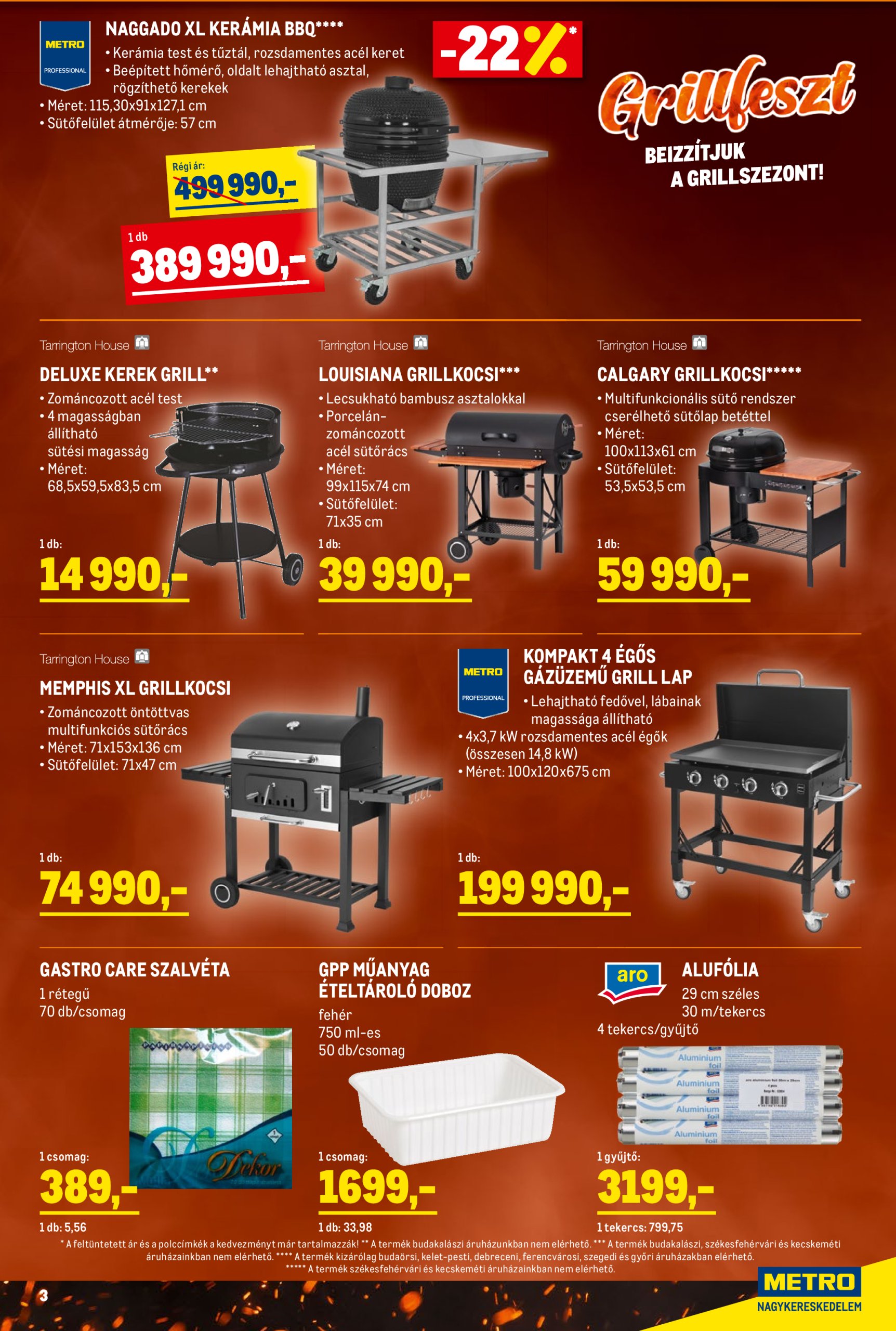 metro - Metro - Grillfeszt akciós újság, érvényes 06.01. - 06.30. - page: 3