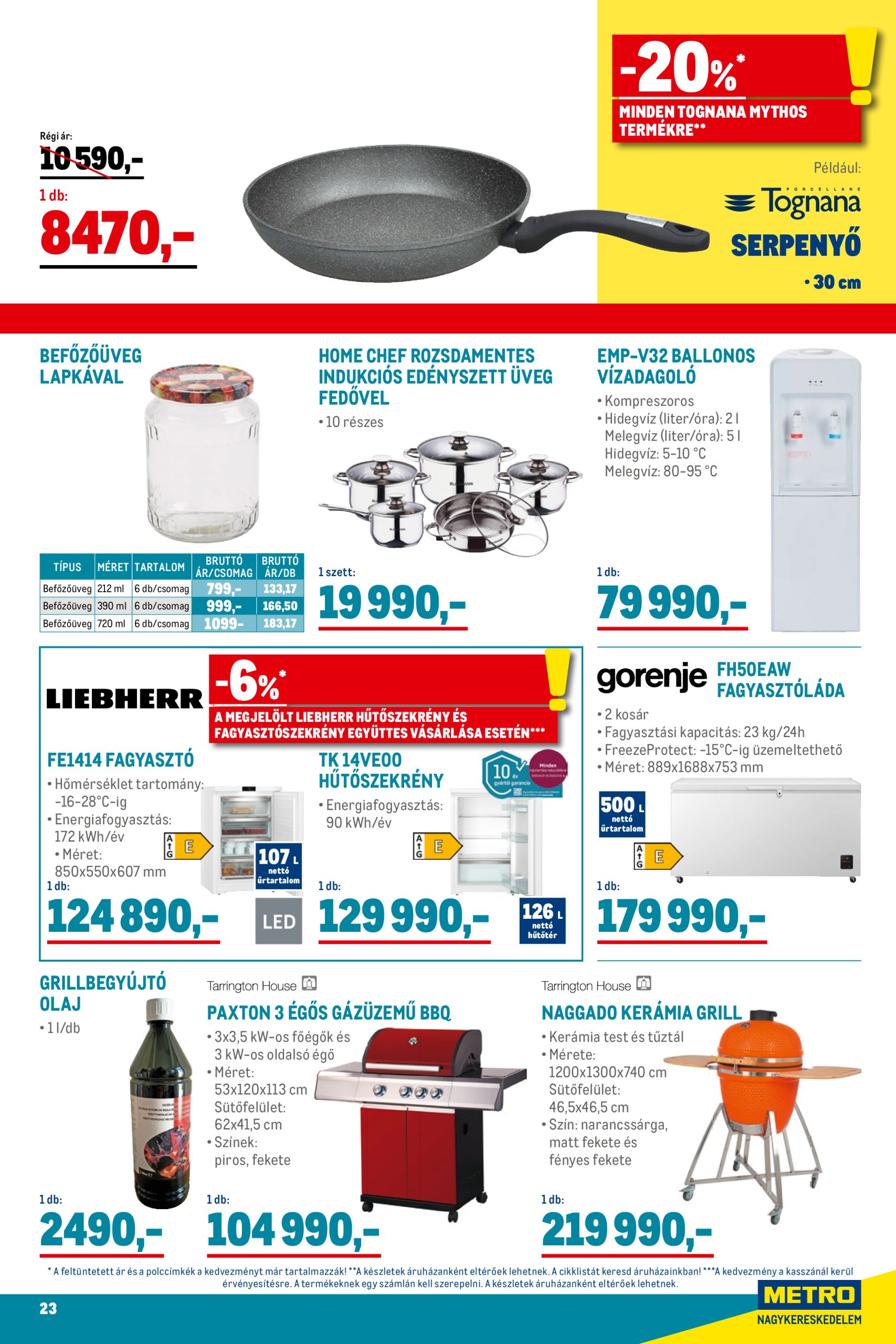 metro - Metro - Grillfeszt akciós újság, érvényes 06.01. - 06.30. - page: 23