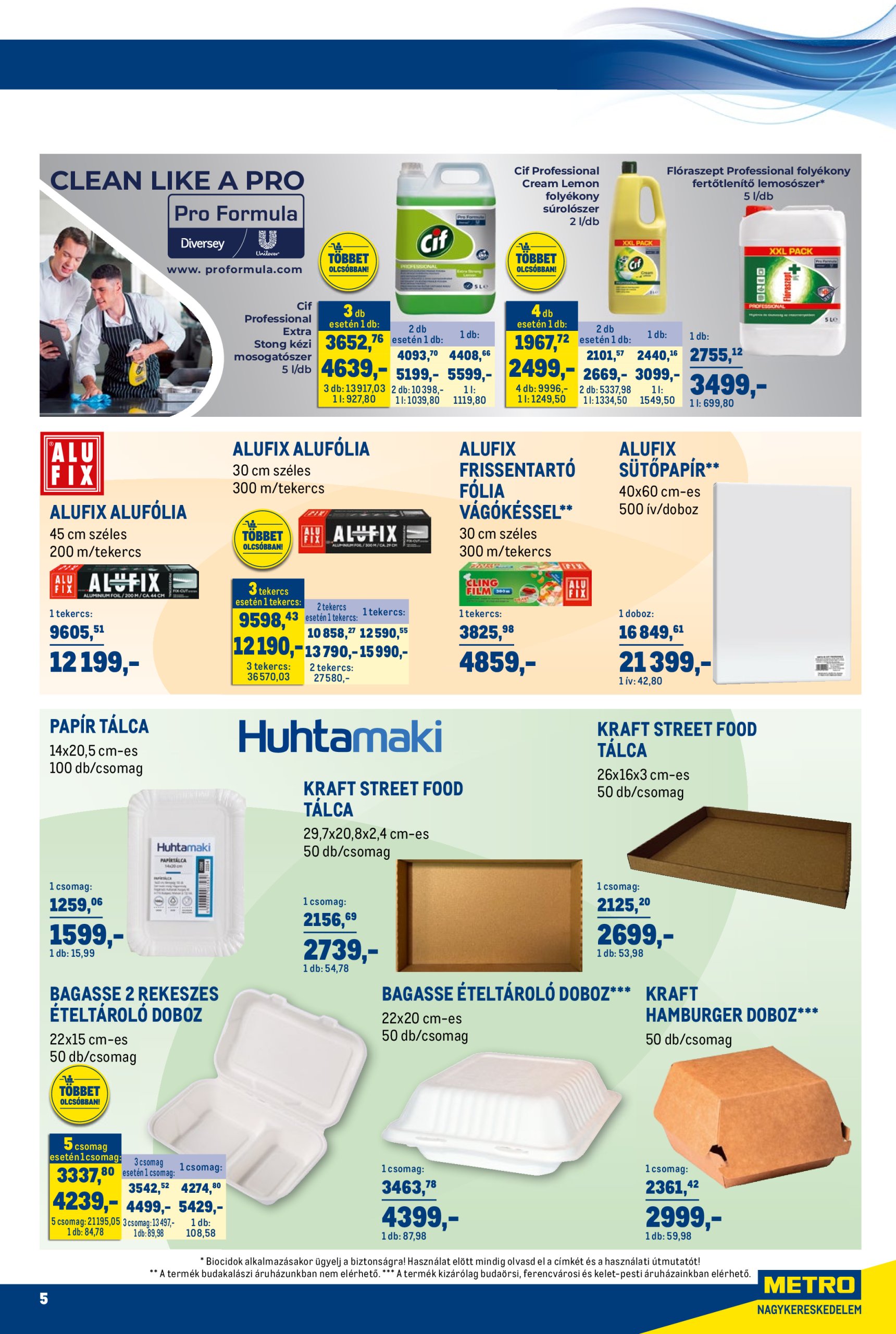 metro - Metro - Gasztro Ajánlataink akciós újság, érvényes 06.01. - 07.31. - page: 5