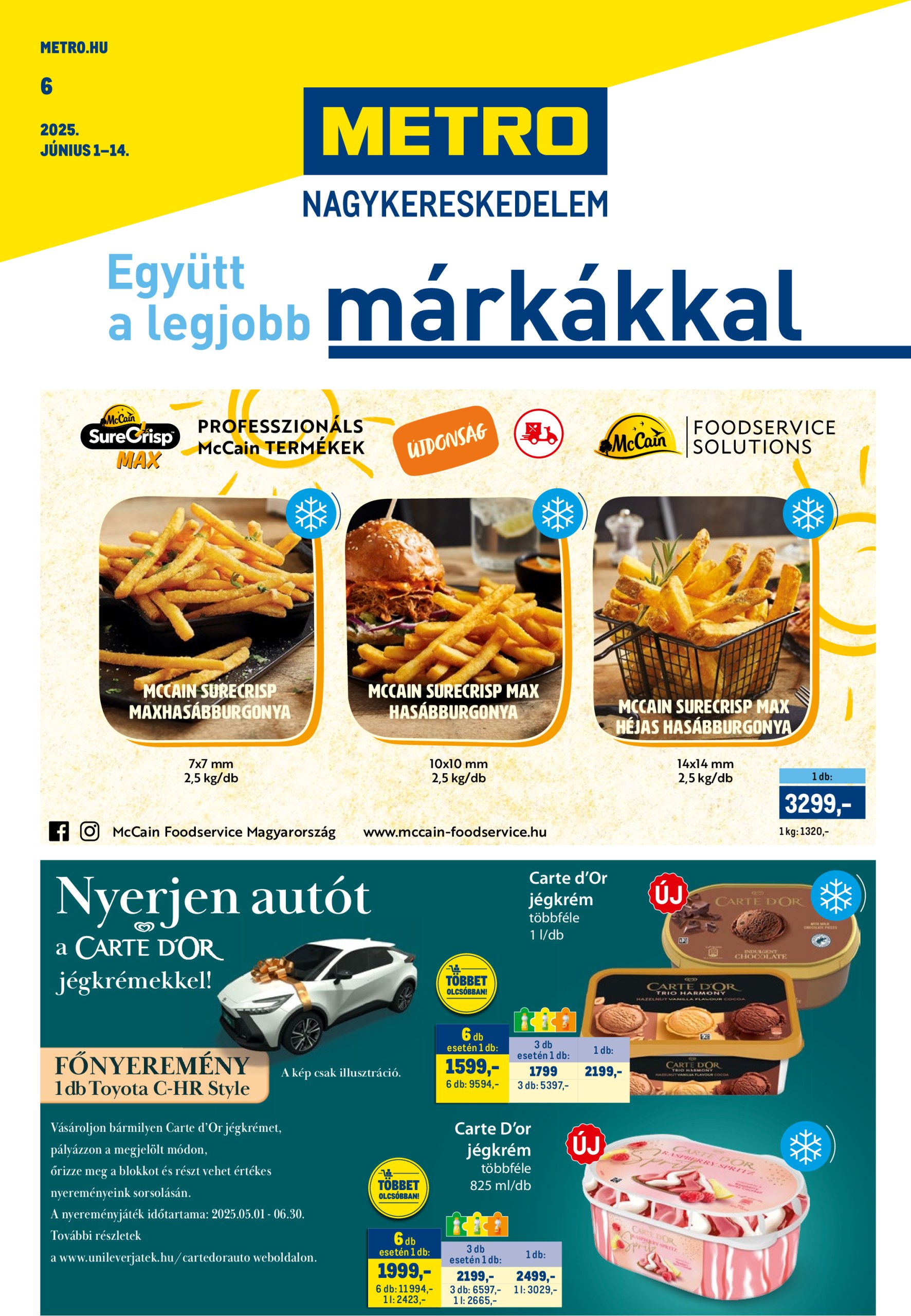 metro - Metro - Márkák katalógus akciós újság, érvényes 06.01. - 06.14.