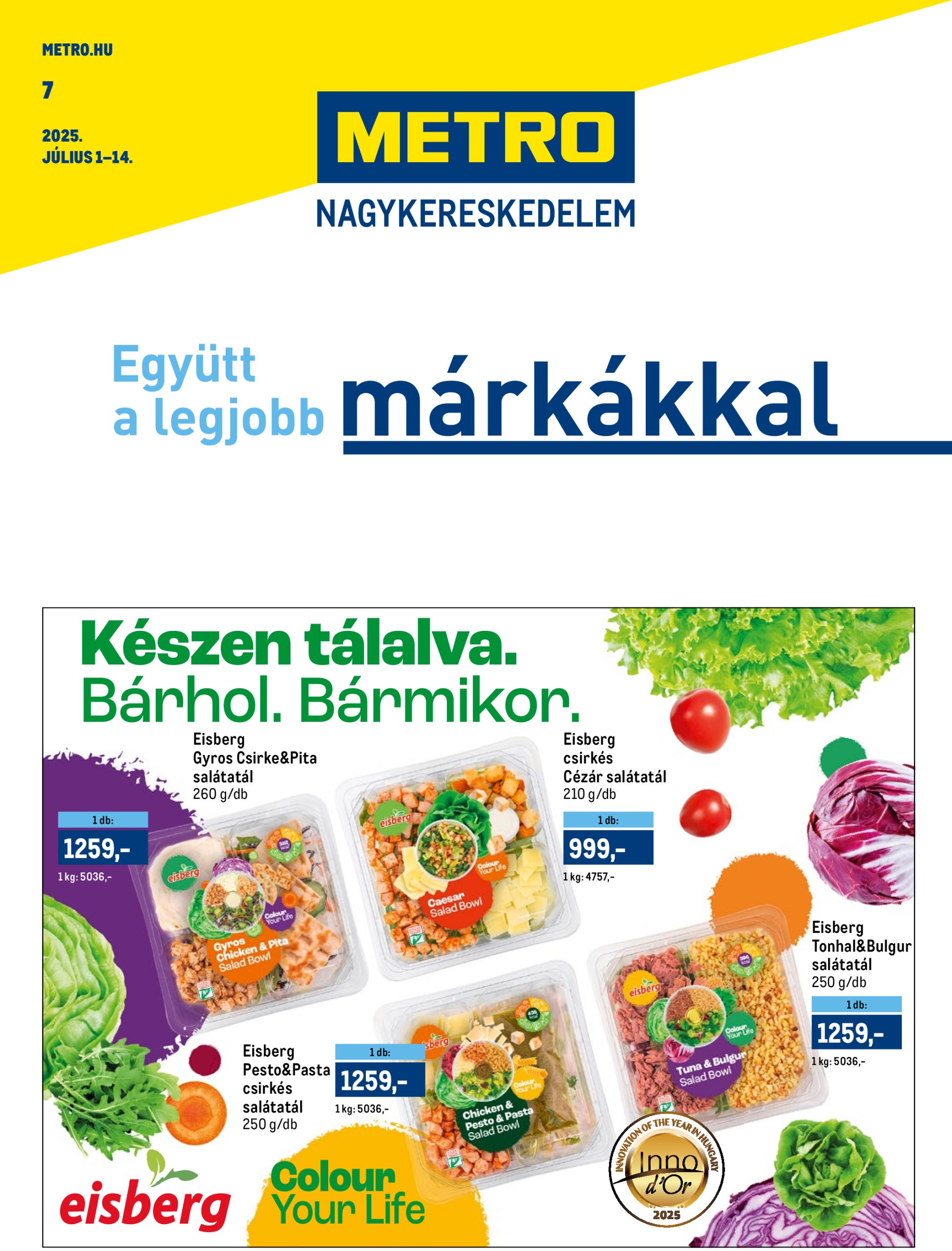 metro - Metro - Márkák katalógus akciós újság, érvényes 07.01. - 07.14.