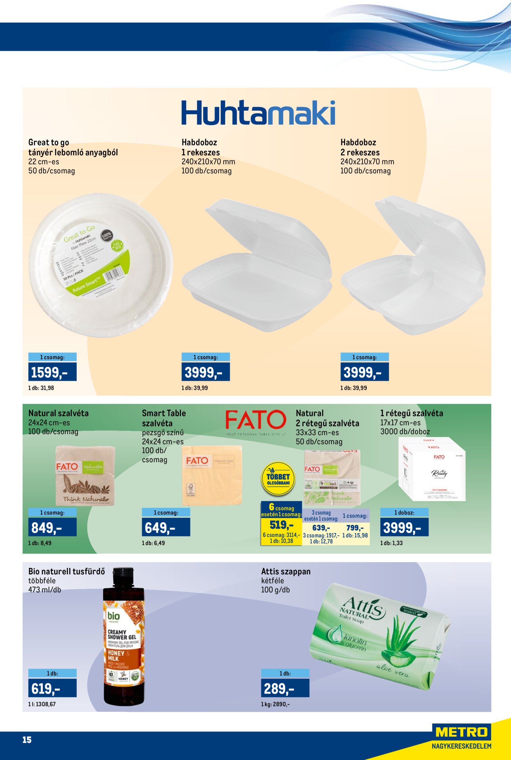 metro - Metro - Márkák katalógus akciós újság, érvényes 07.15. - 07.28. - page: 15