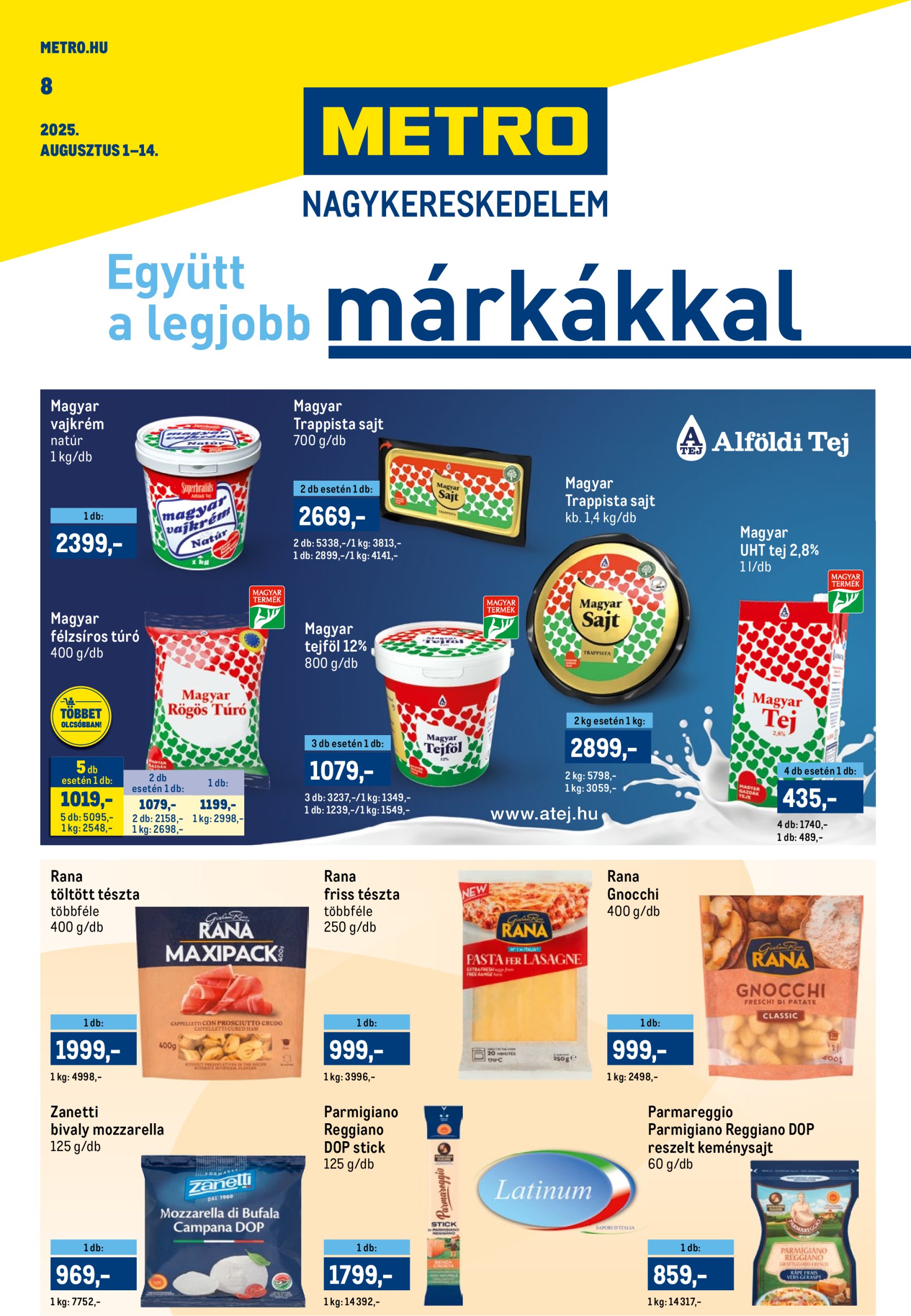 metro - Metro - Márkák katalógus akciós újság, érvényes 08.01. - 08.14.