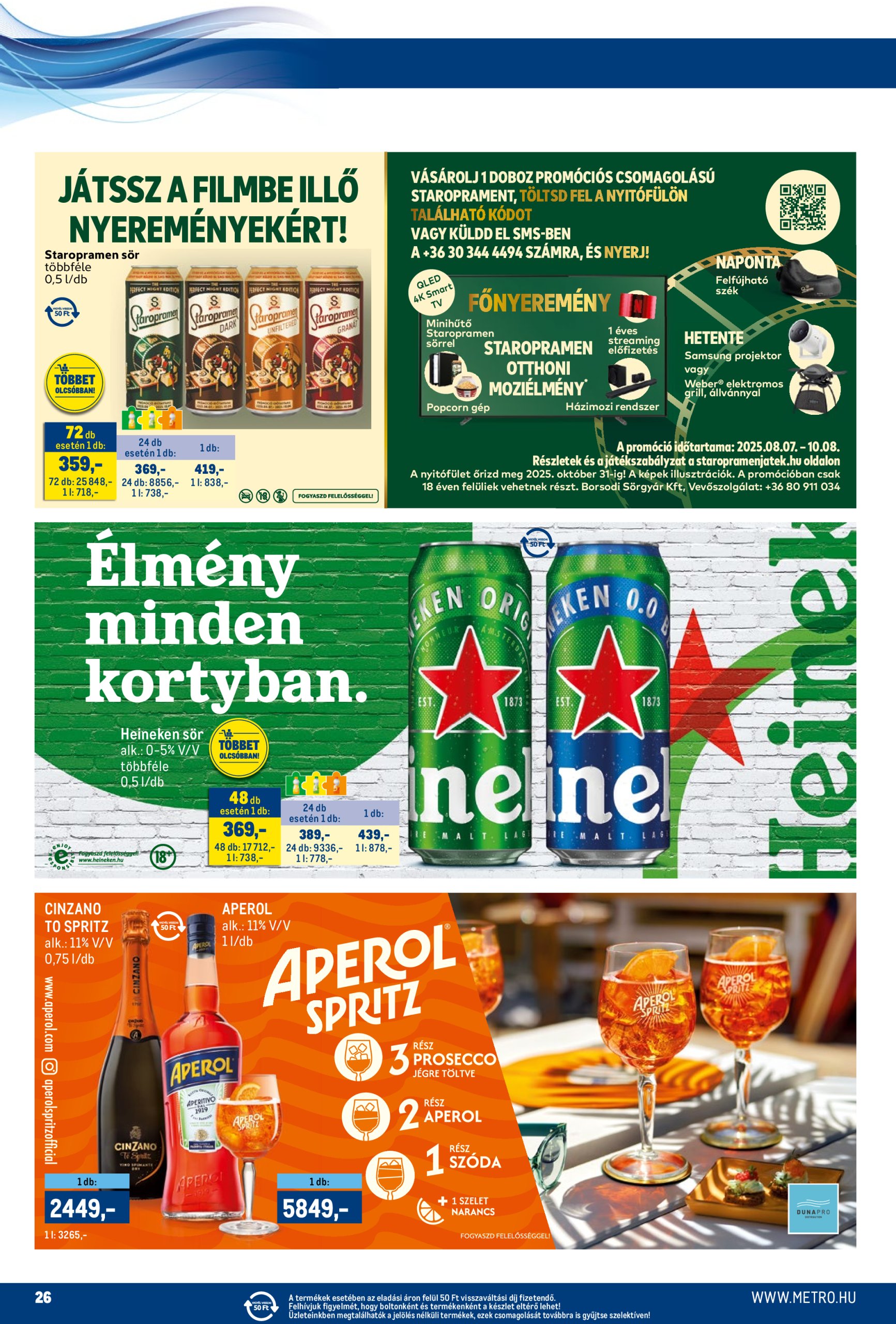 metro - Metro - Márkák katalógus akciós újság, érvényes 08.01. - 08.14. - page: 26