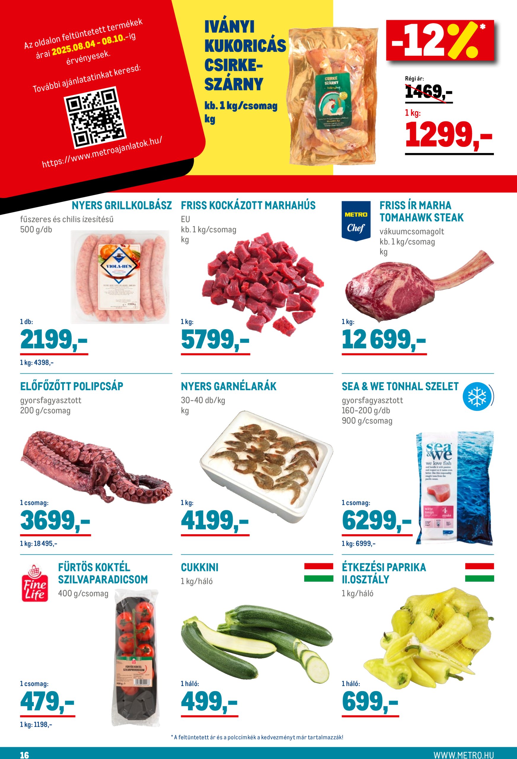 metro - Metro - Grillfeszt akciós újság, érvényes 08.01. - 08.31. - page: 16