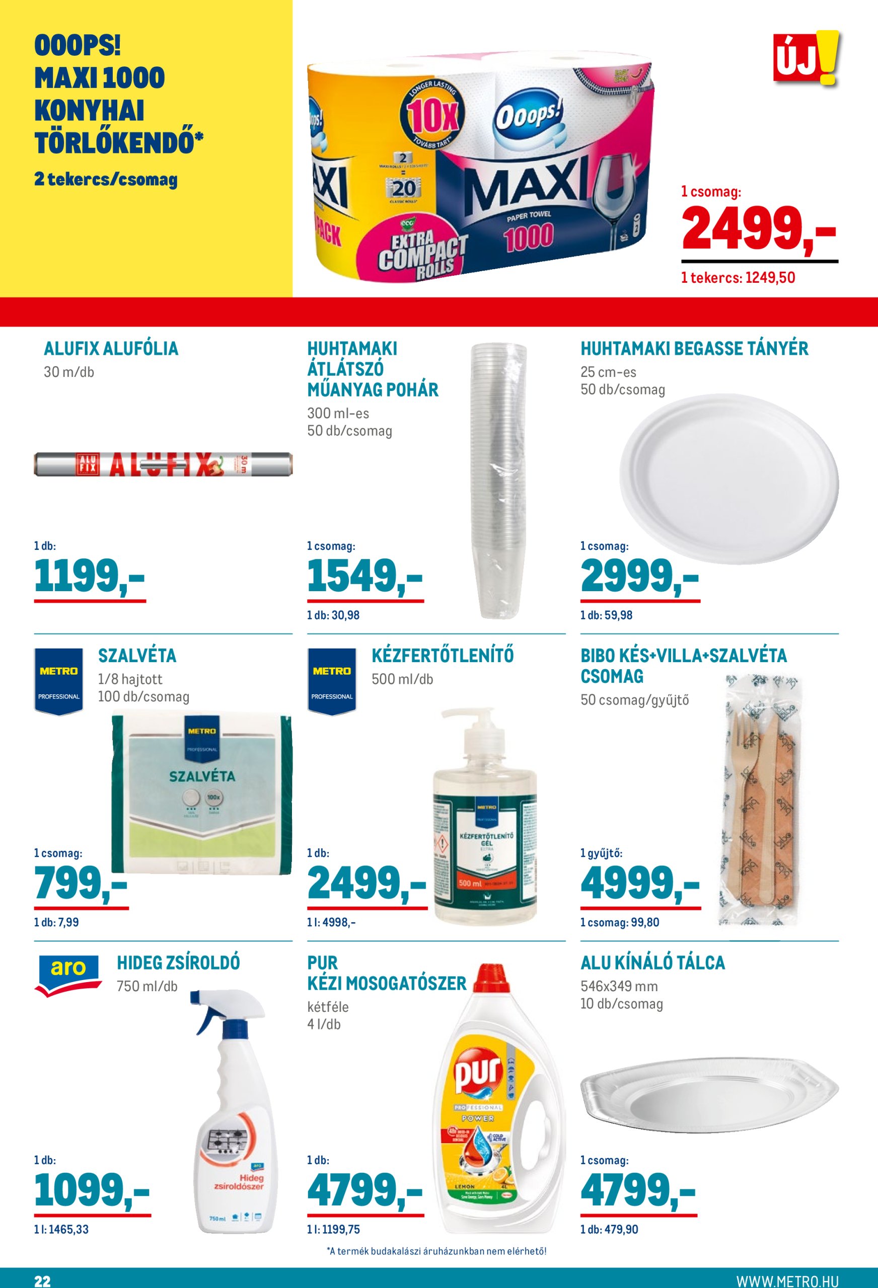 metro - Metro - Grillfeszt akciós újság, érvényes 08.01. - 08.31. - page: 22
