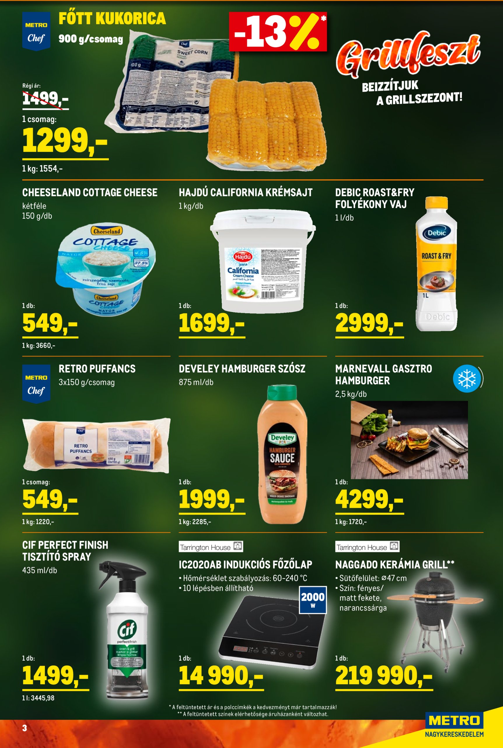 metro - Metro - Grillfeszt akciós újság, érvényes 08.01. - 08.31. - page: 3