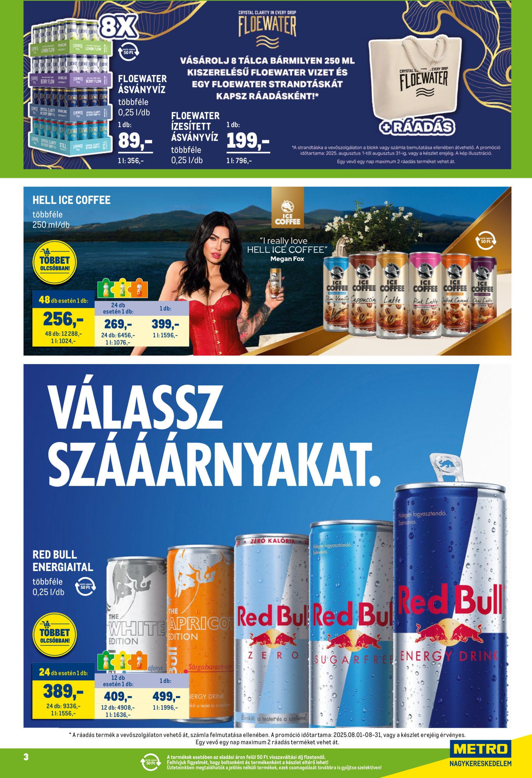 metro - Metro - Sörök és finomságok akciós újság, érvényes 08.01. - 08.31. - page: 3