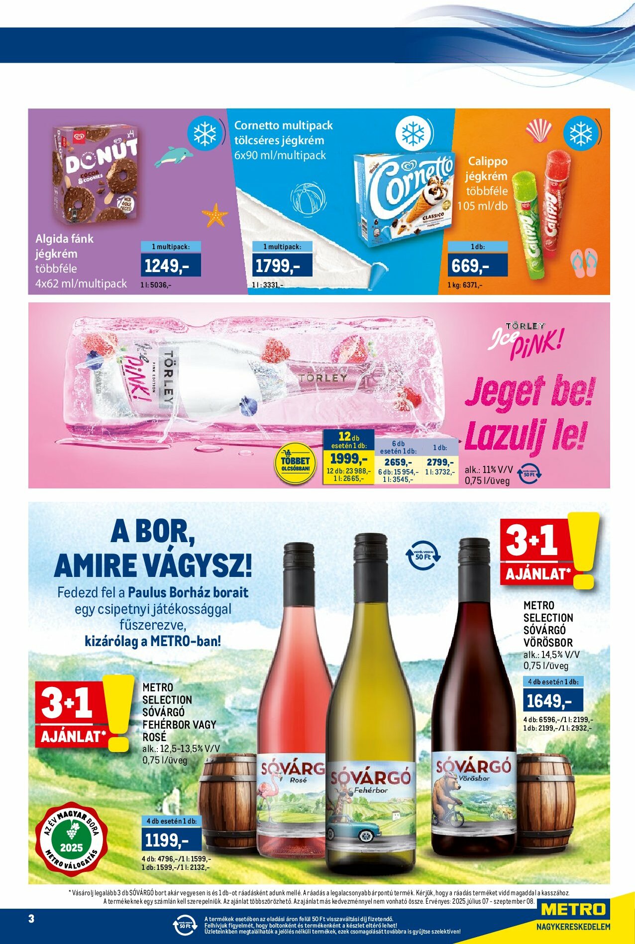 metro - Metro - Márkák katalógus akciós újság, érvényes 08.15. - 08.28. - page: 3
