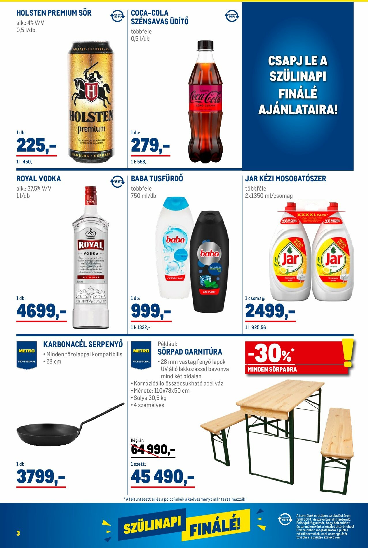 metro - Metro - Élelmiszer és Szezonális Ajánlataink Kiskereskedőknek akciós újság, érvényes 09.01. - 09.30. - page: 3
