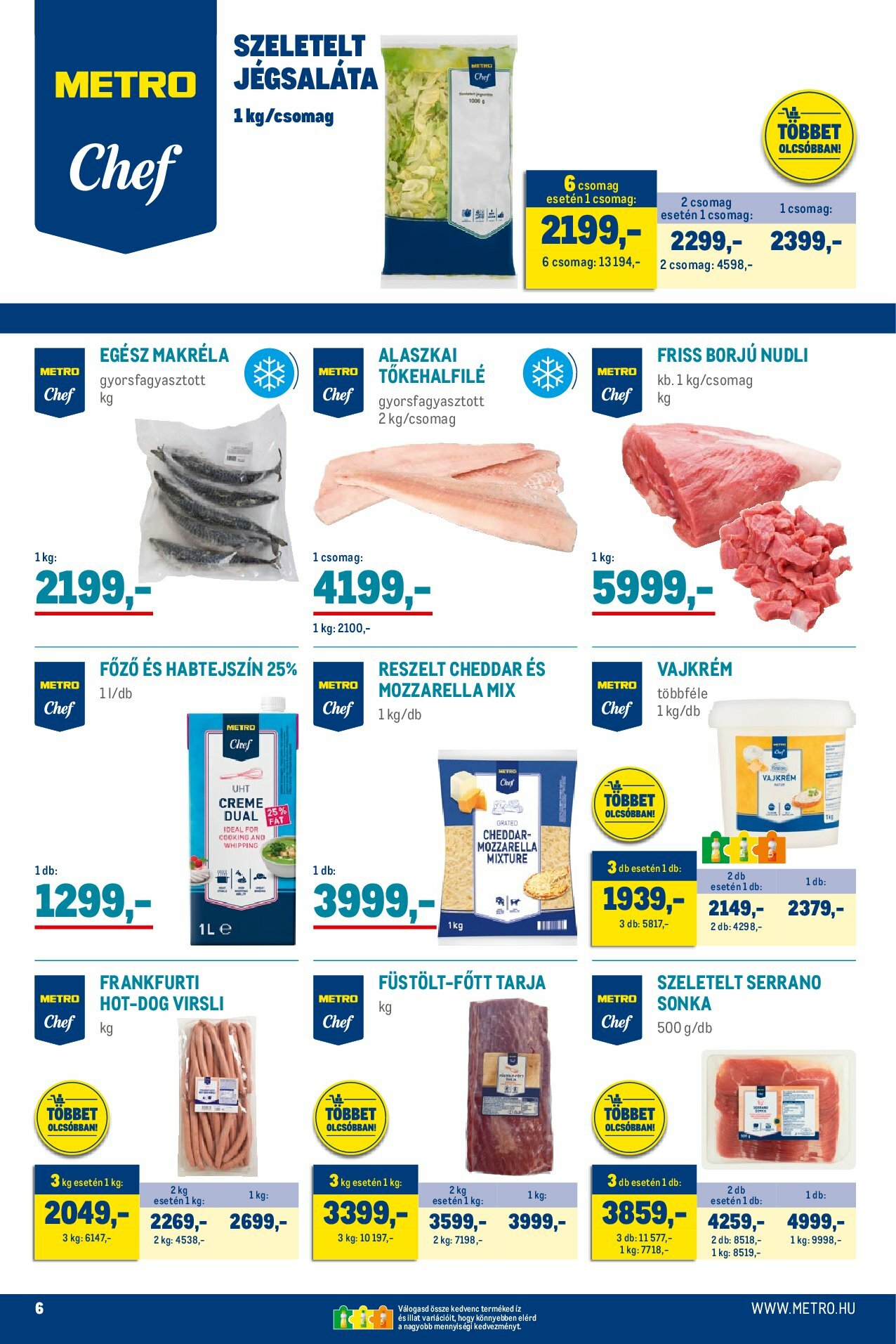 metro - Metro - Élelmiszer és Szezonális Ajánlataink Kiskereskedőknek akciós újság, érvényes 09.01. - 09.30. - page: 6