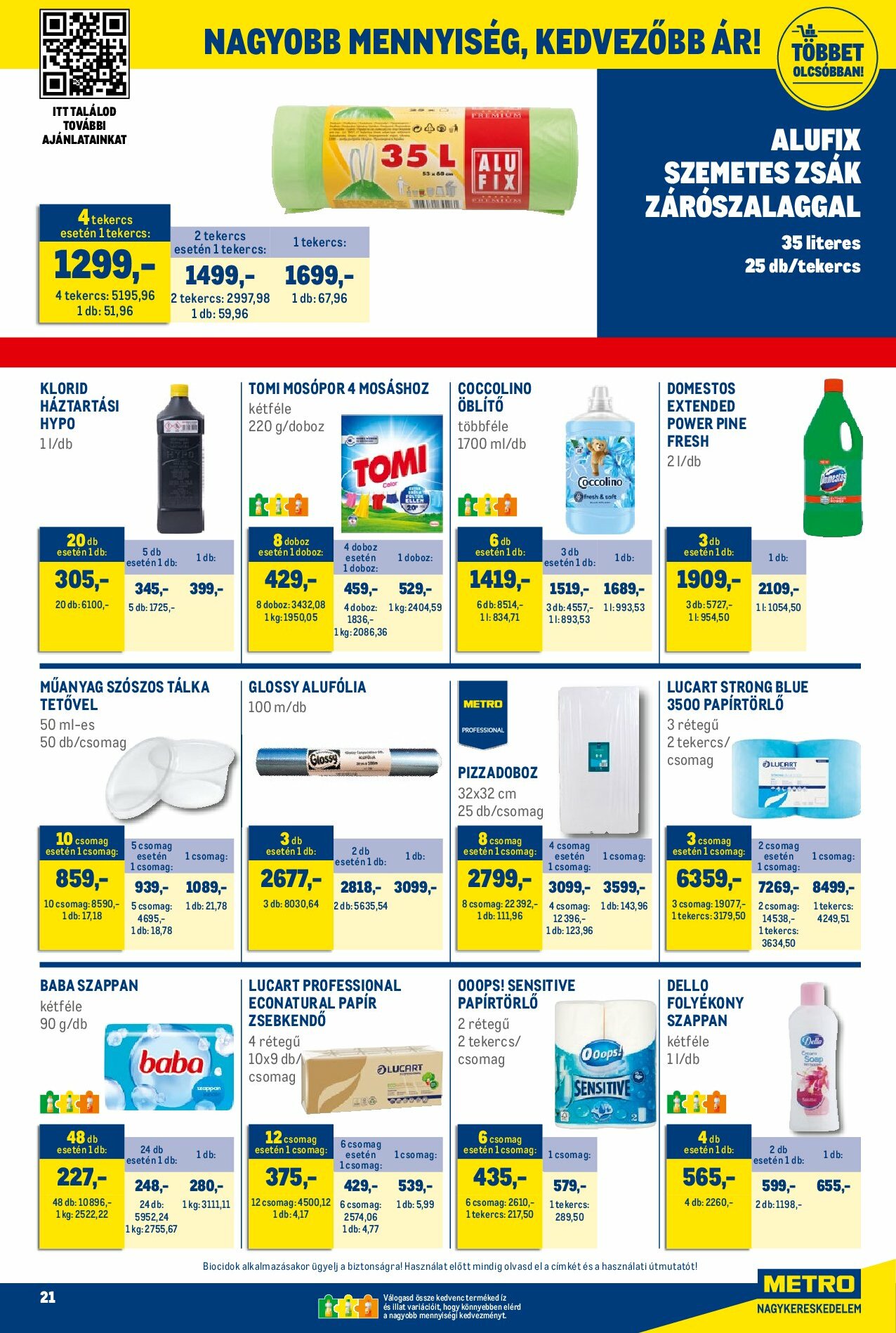 metro - Metro - Élelmiszer és Szezonális Ajánlataink Kiskereskedőknek akciós újság, érvényes 09.01. - 09.30. - page: 21