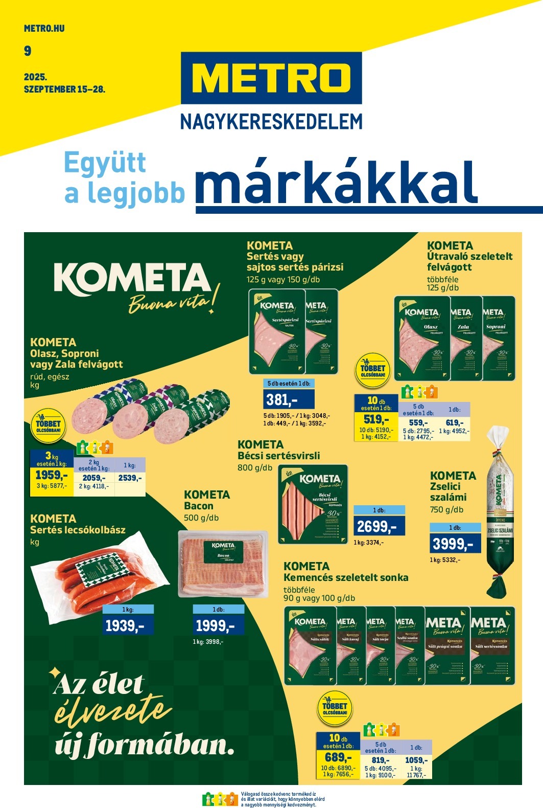metro - Metro - Márkák katalógus akciós újság, érvényes 09.15. - 09.28.