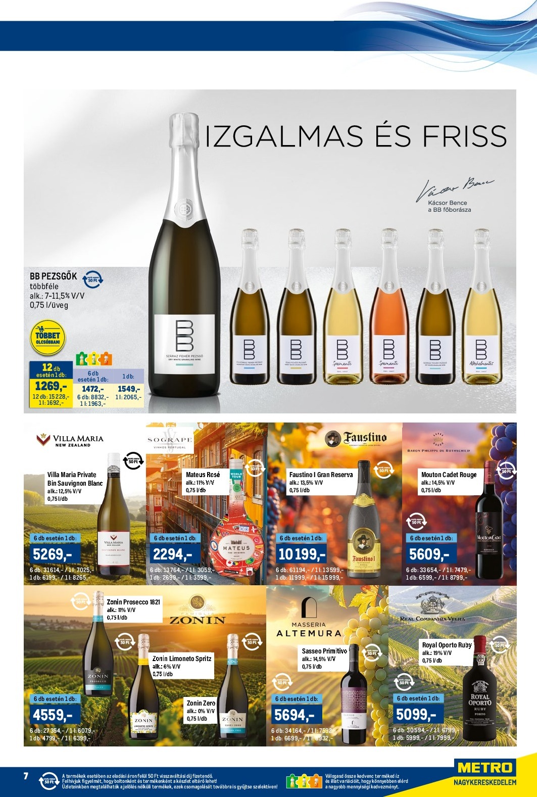 metro - Metro - Márkák katalógus akciós újság, érvényes 09.15. - 09.28. - page: 7