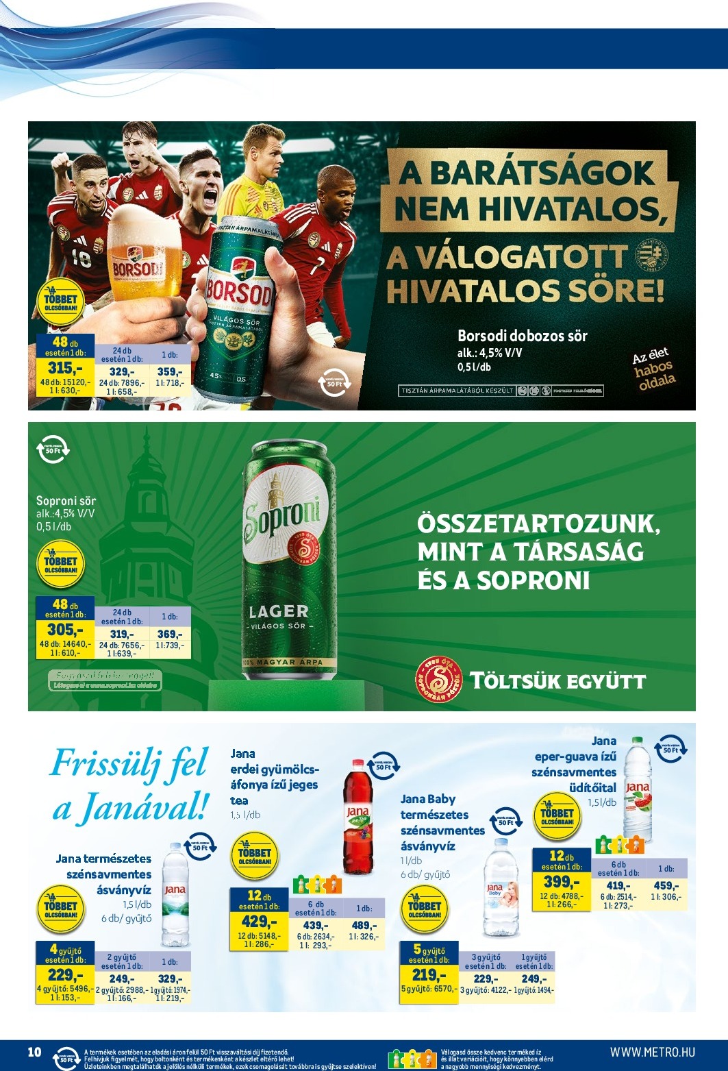 metro - Metro - Márkák katalógus akciós újság, érvényes 09.15. - 09.28. - page: 10