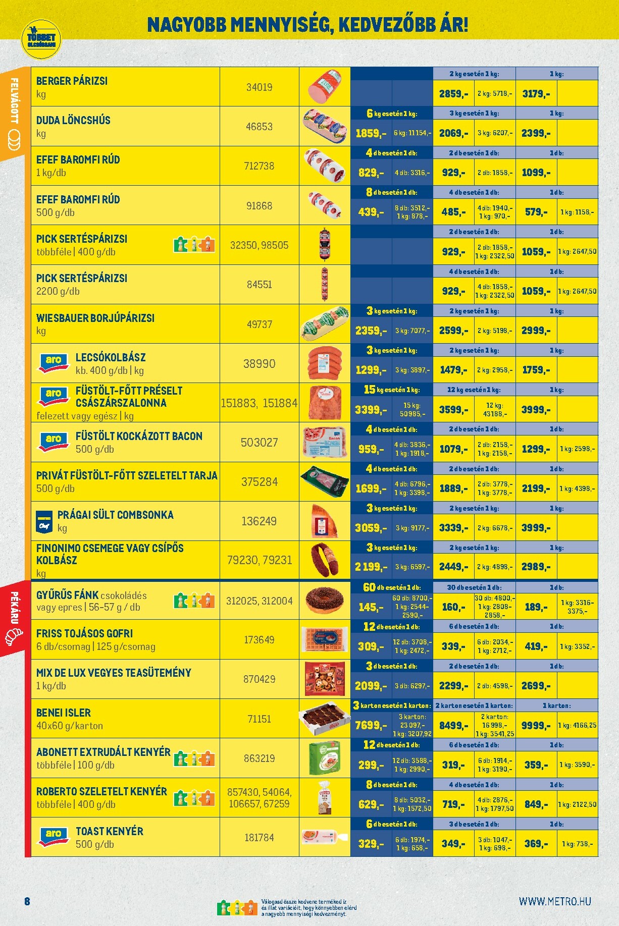 metro - Metro - Nagy Ajánlatok Kiskereskedőknek! akciós újság, érvényes 10.01. - 10.31. - page: 8
