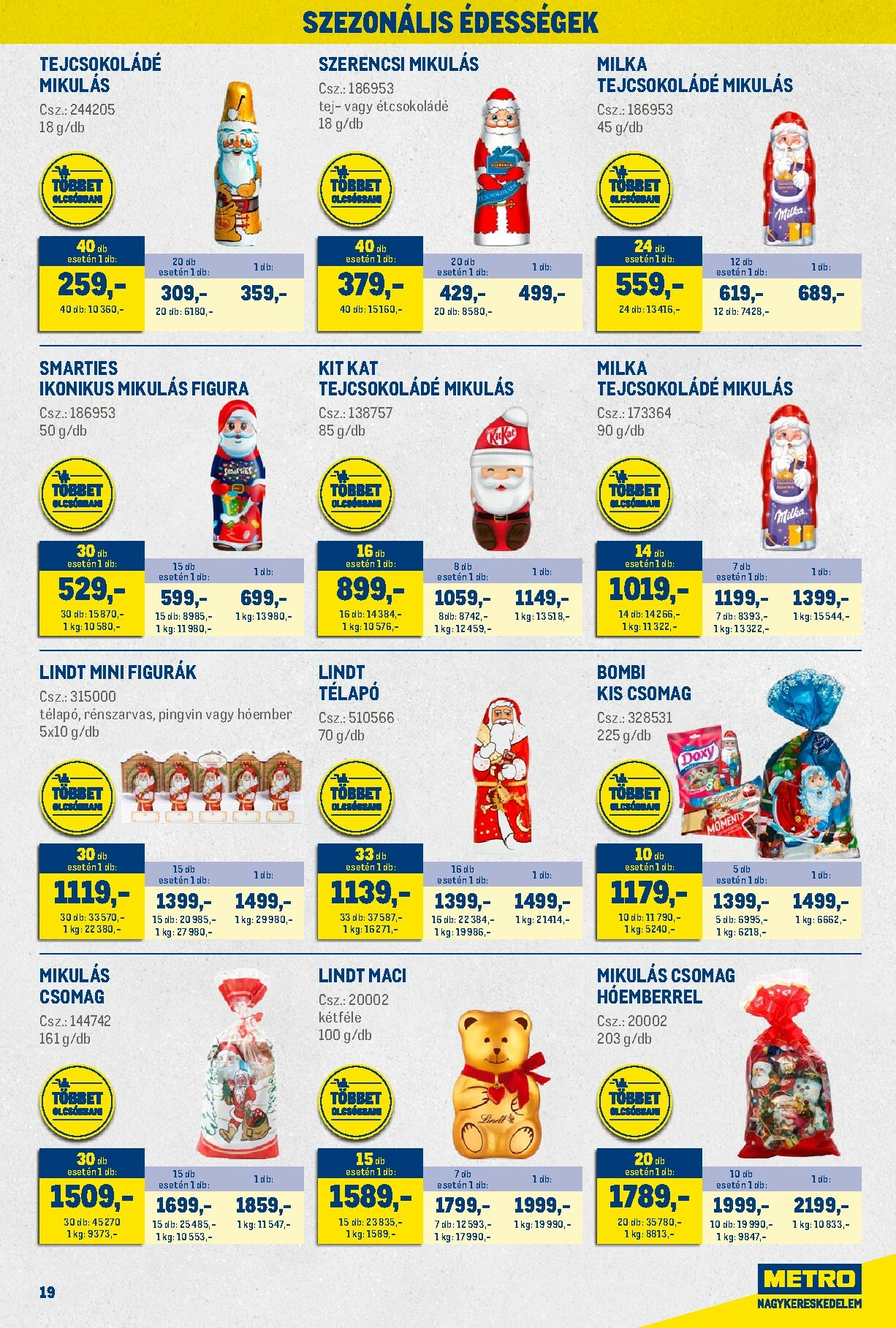 metro - Metro - Nagy Ajánlatok Kiskereskedőknek! akciós újság, érvényes 10.01. - 10.31. - page: 19