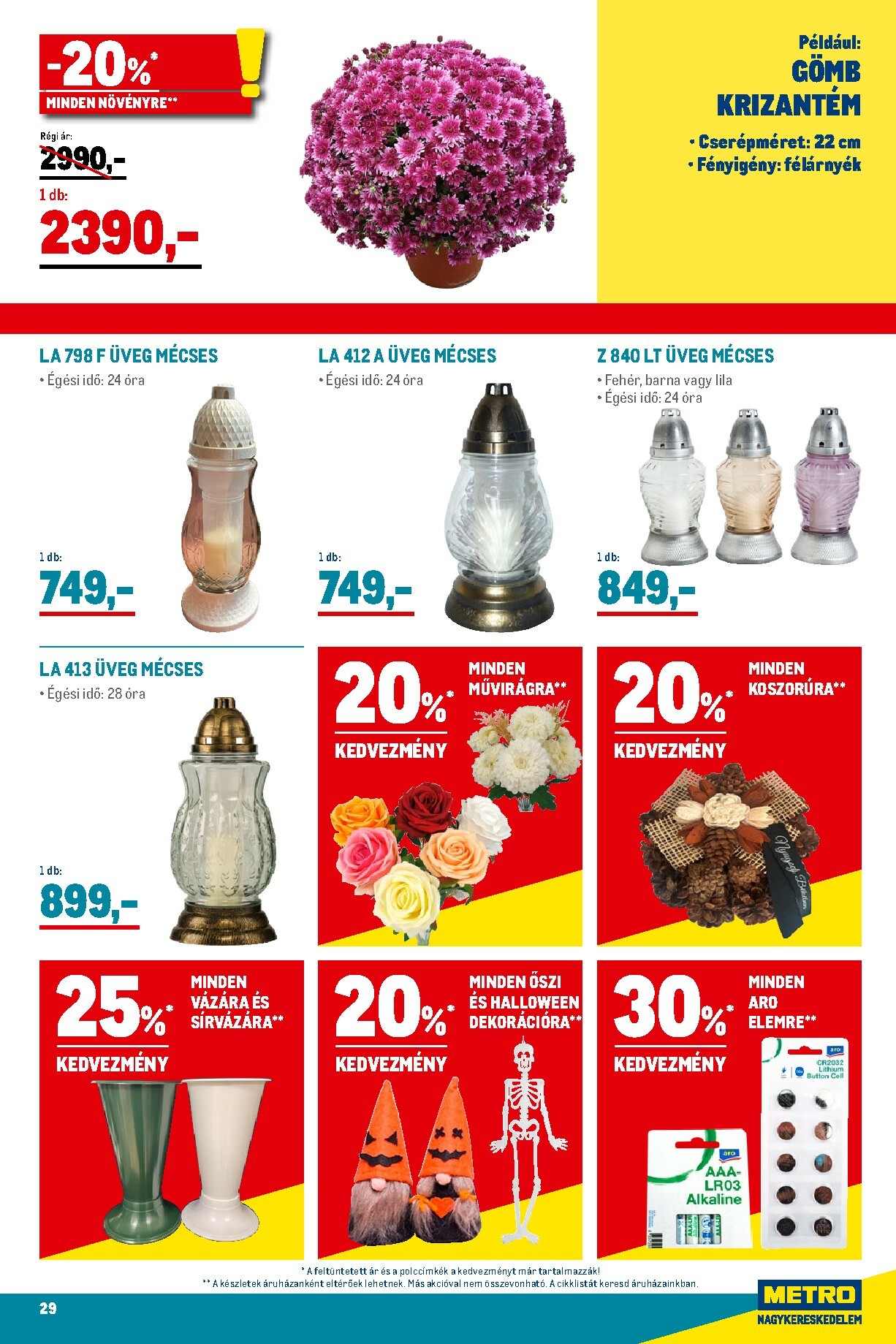 metro - Metro - Élelmiszer és Szezonális Ajánlataink akciós újság, érvényes 10.01. - 10.31. - page: 29