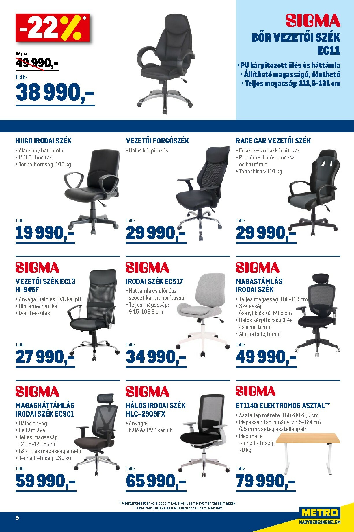 metro - Metro - Professzionális irodai megoldások akciós újság, érvényes 11.02. - 12.31. - page: 9