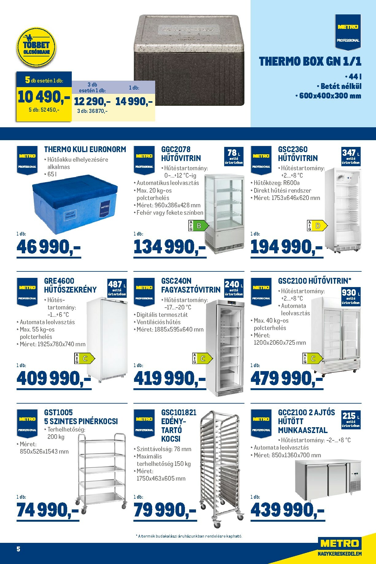 metro - Metro - Professzionális irodai megoldások akciós újság, érvényes 11.02. - 12.31. - page: 5