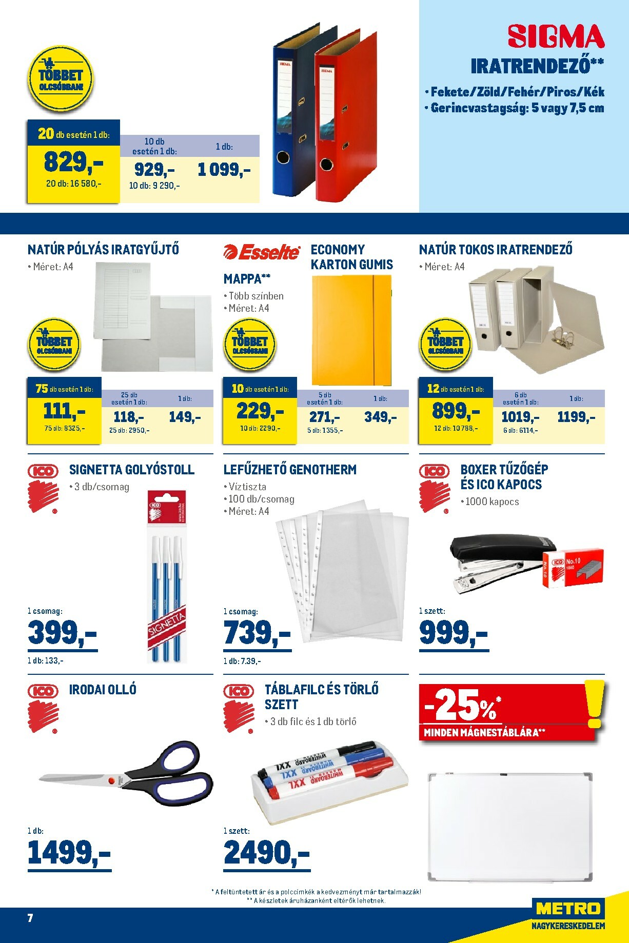 metro - Metro - Professzionális irodai megoldások akciós újság, érvényes 11.02. - 12.31. - page: 7