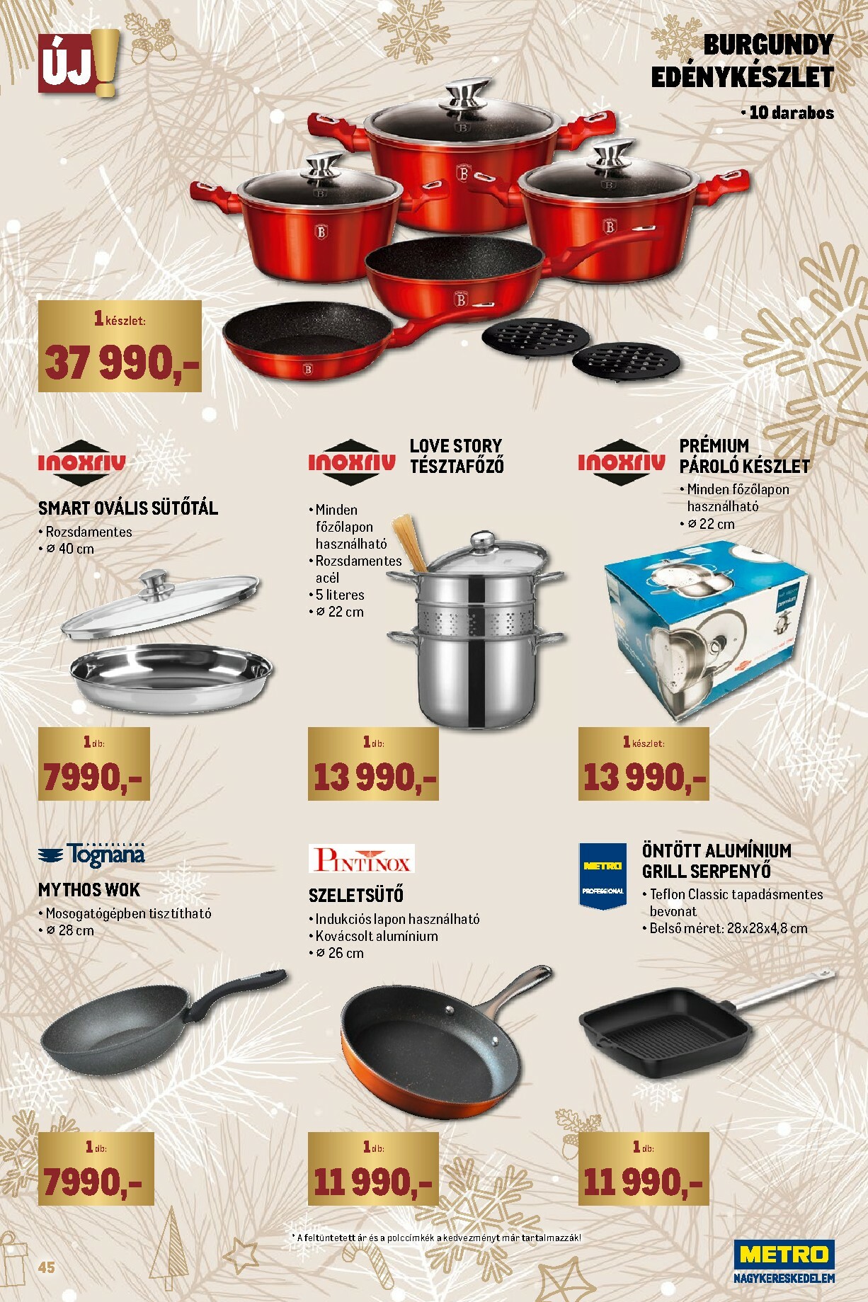 metro - Metro - Ünnepi katalógus akciós újság, érvényes 11.02. - 11.30. - page: 45 metro - Metro - Ünnepi katalógus akciós újság, érvényes 11.02. - 11.30. - page: 45