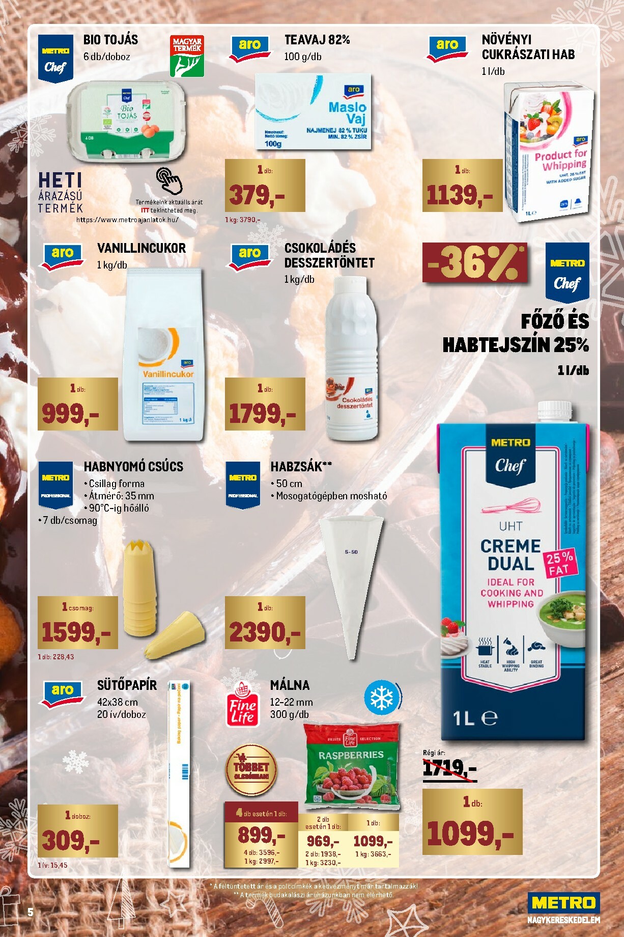 metro - Metro - Ünnepi katalógus akciós újság, érvényes 11.02. - 11.30. - page: 5 metro - Metro - Ünnepi katalógus akciós újság, érvényes 11.02. - 11.30. - page: 5