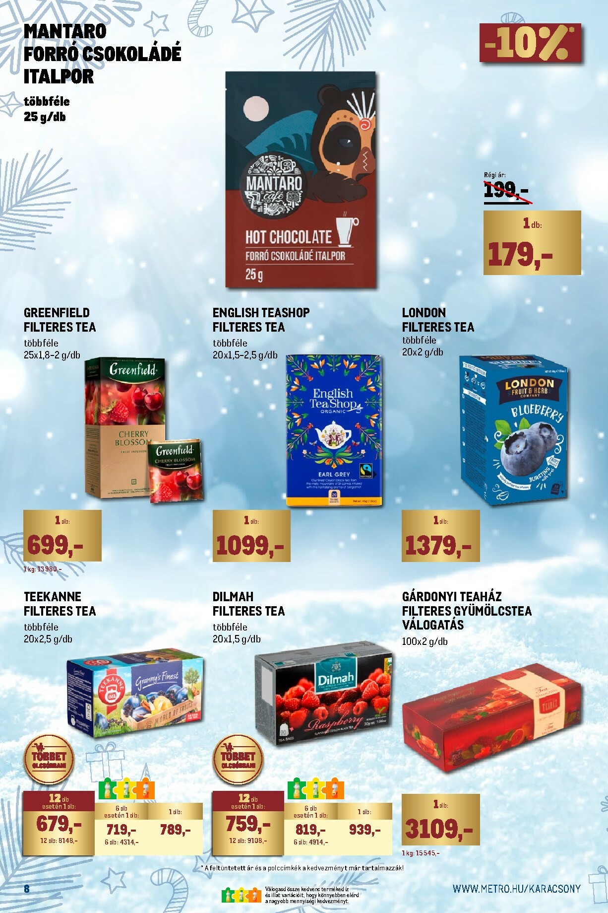 metro - Metro - Ünnepi katalógus akciós újság, érvényes 11.02. - 11.30. - page: 8 metro - Metro - Ünnepi katalógus akciós újság, érvényes 11.02. - 11.30. - page: 8