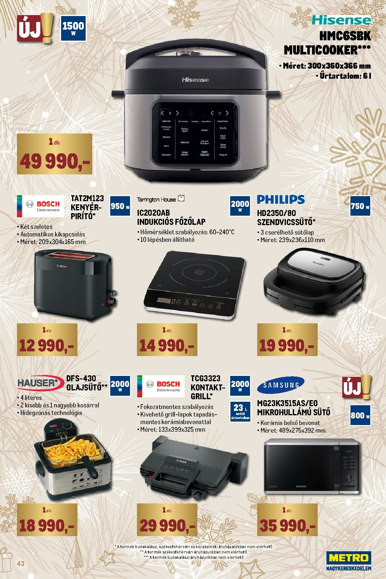 metro - Metro - Ünnepi katalógus akciós újság, érvényes 11.02. - 11.30. - page: 43 metro - Metro - Ünnepi katalógus akciós újság, érvényes 11.02. - 11.30. - page: 43