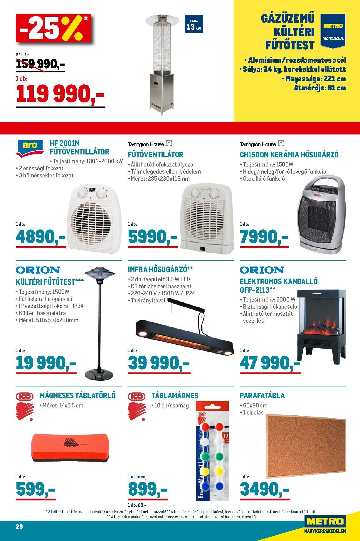 metro - Metro - Élelmiszer és Szezonális katalógus! akciós újság, érvényes 11.02. - 11.30. - page: 29