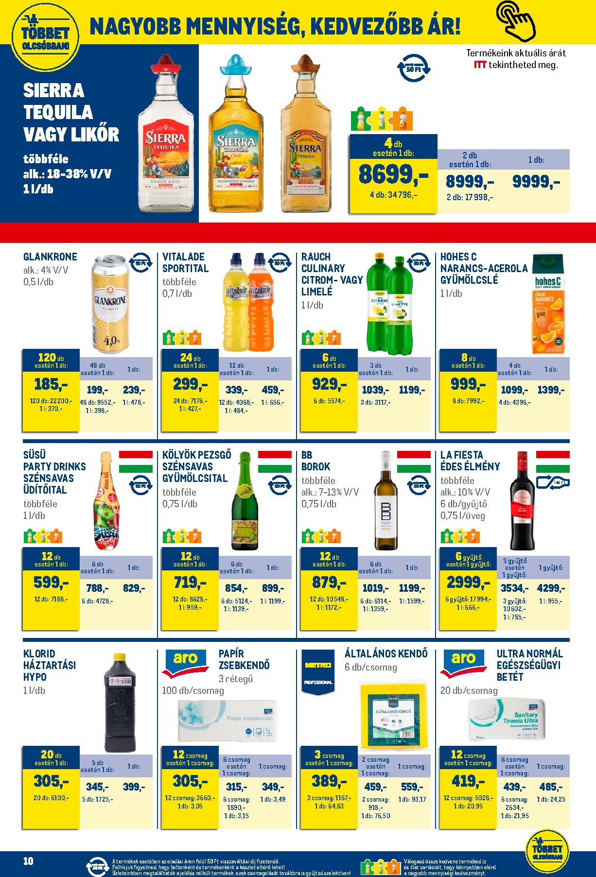 metro - Metro - Élelmiszer és Szezonális katalógus! akciós újság, érvényes 11.02. - 11.30. - page: 10