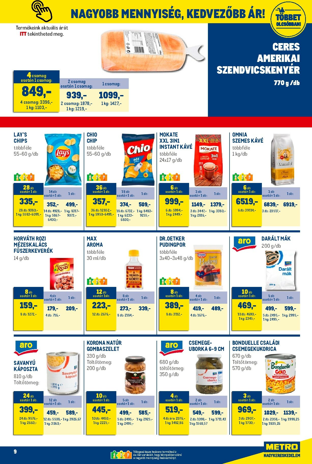 metro - Metro - Élelmiszer és Szezonális katalógus! akciós újság, érvényes 11.02. - 11.30. - page: 9