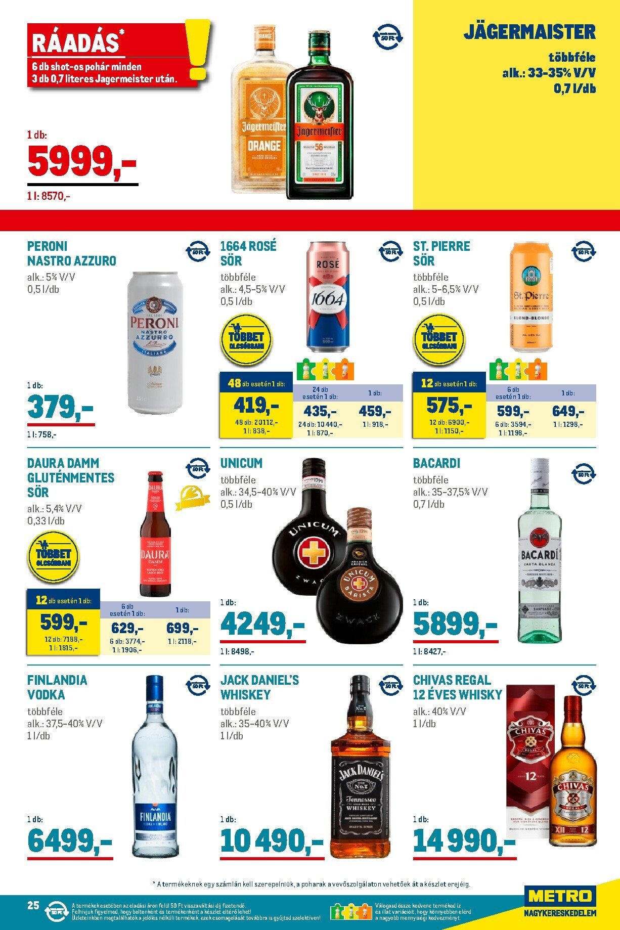 metro - Metro - Élelmiszer és Szezonális katalógus! akciós újság, érvényes 11.02. - 11.30. - page: 25