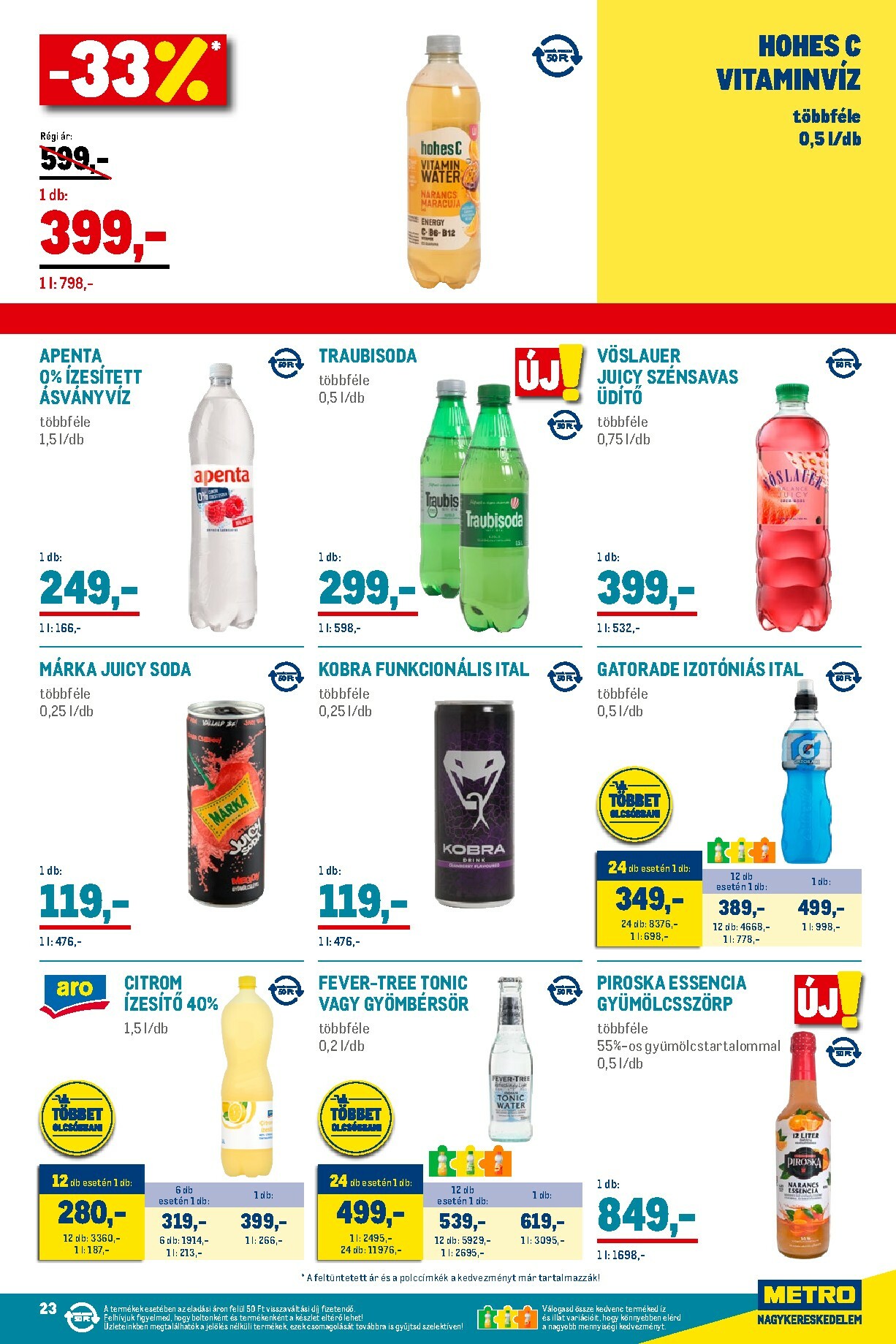 metro - Metro - Élelmiszer és Szezonális katalógus! akciós újság, érvényes 11.02. - 11.30. - page: 23