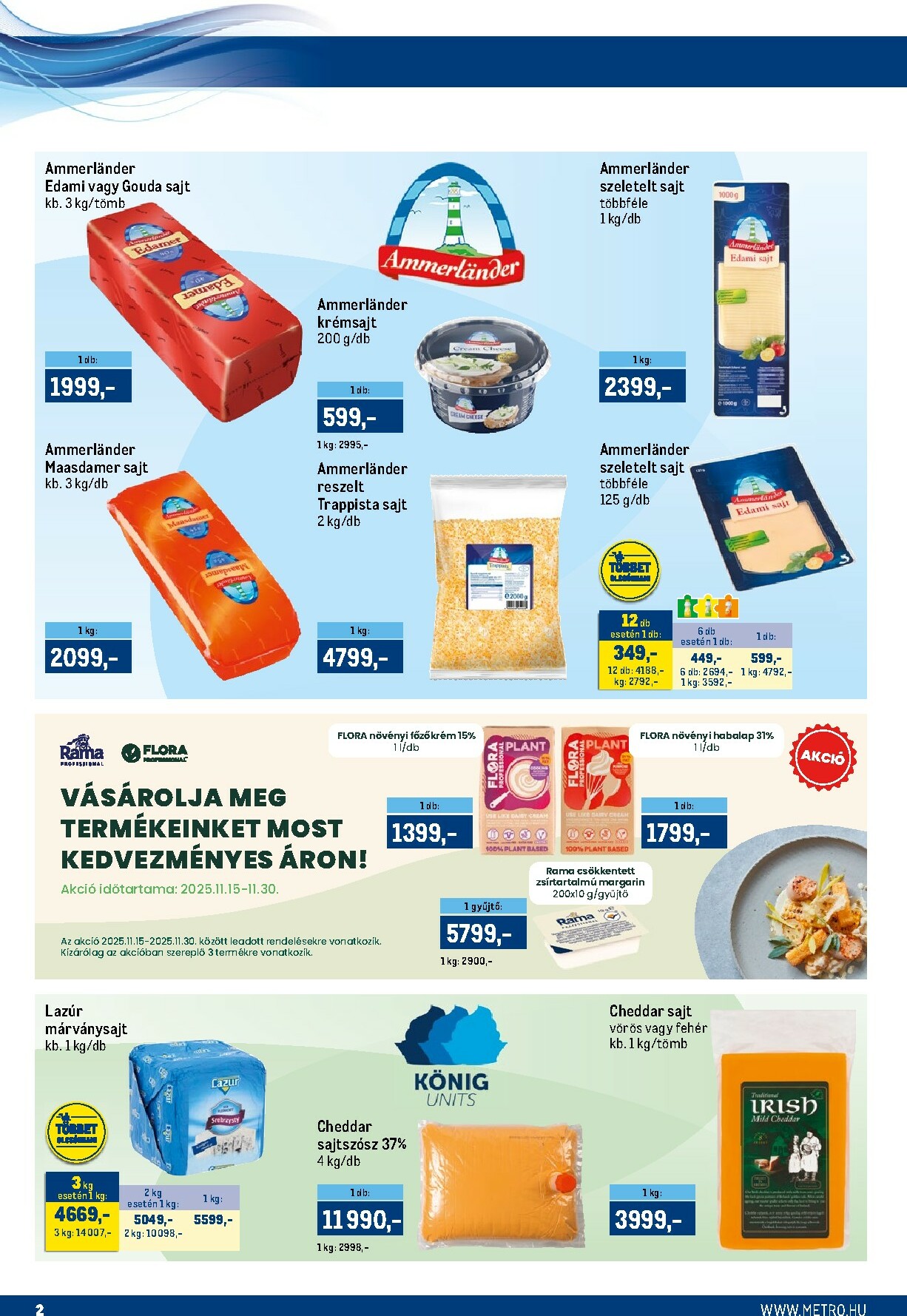metro - Metro - Márkák katalógus akciós újság, érvényes 11.15. - 11.30. - page: 2