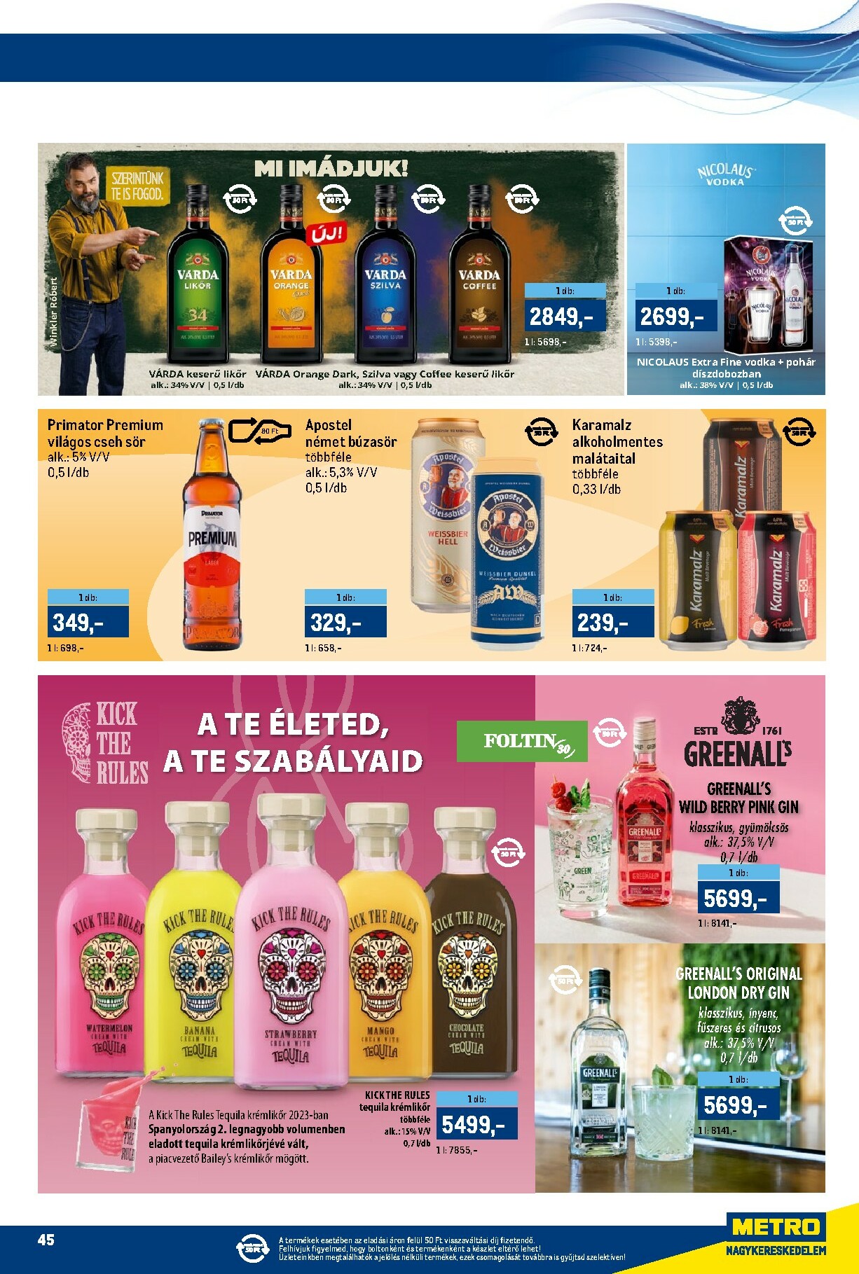 metro - Metro - Márkák katalógus akciós újság, érvényes 11.15. - 11.30. - page: 45