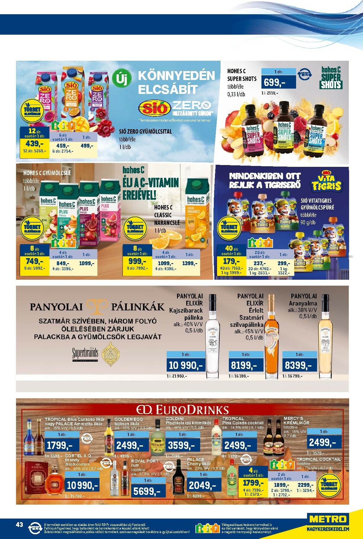 metro - Metro - Márkák katalógus akciós újság, érvényes 11.15. - 11.30. - page: 43