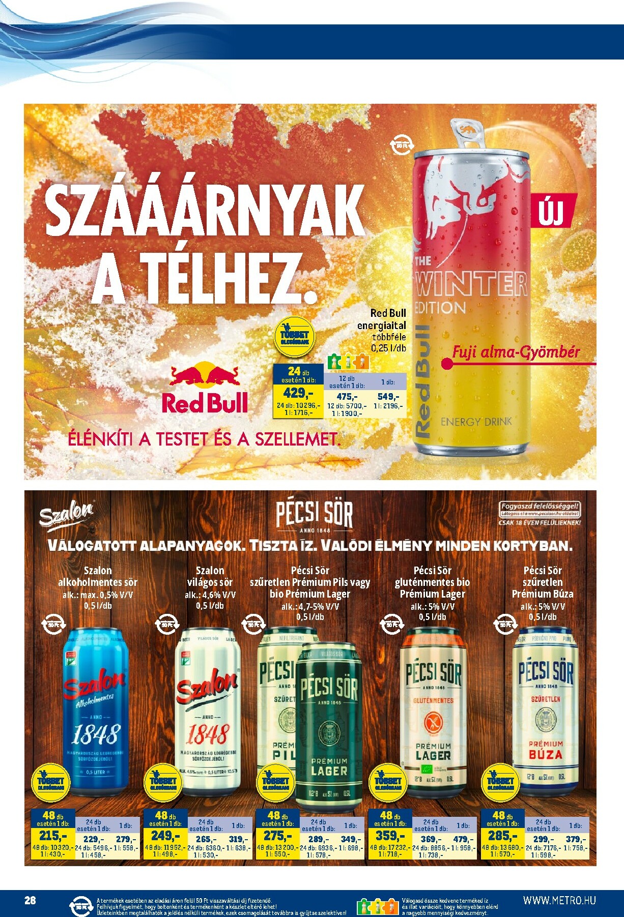 metro - Metro - Márkák akciós újság, érvényes 12.01. - 12.14. - page: 28