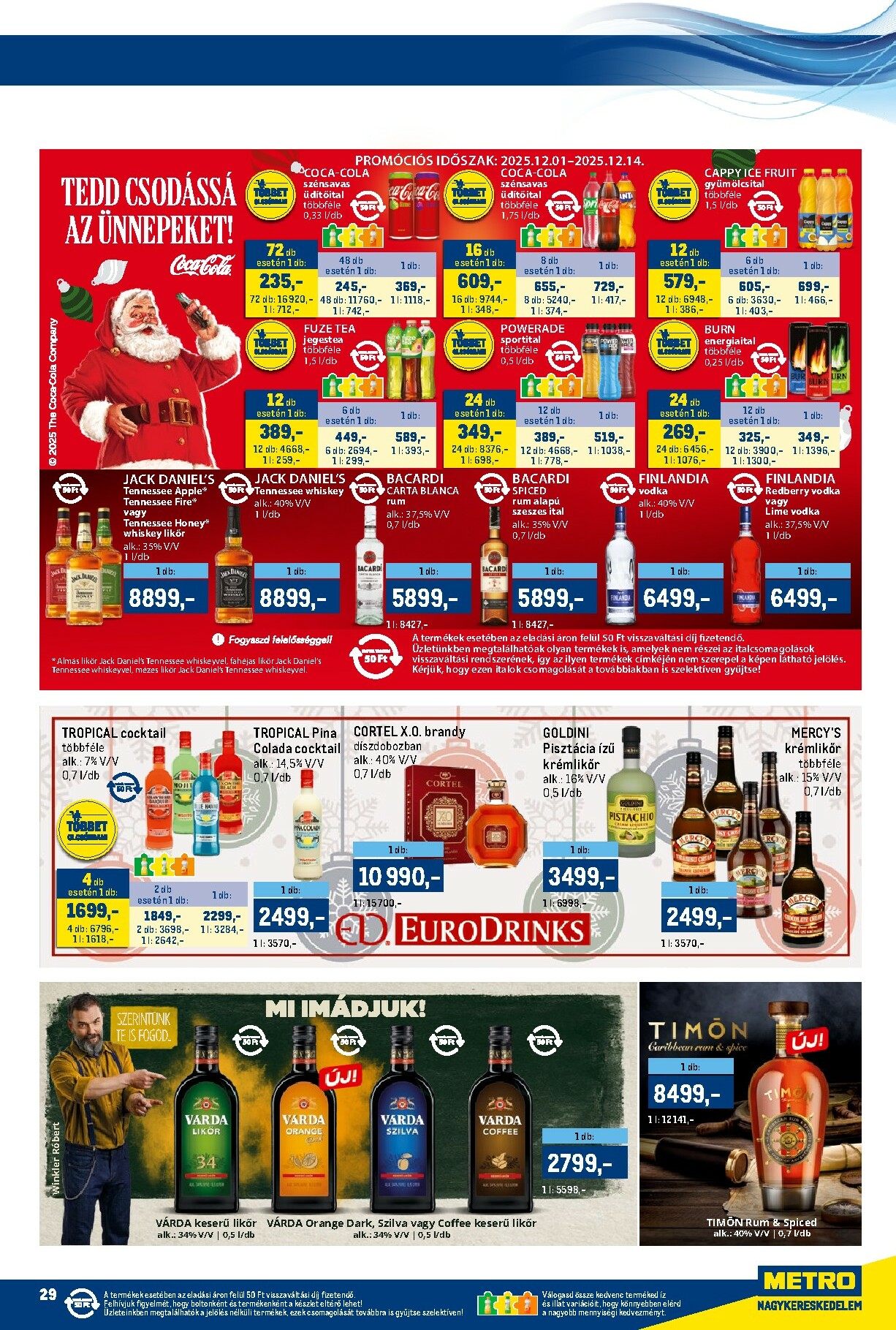 metro - Metro - Márkák akciós újság, érvényes 12.01. - 12.14. - page: 29