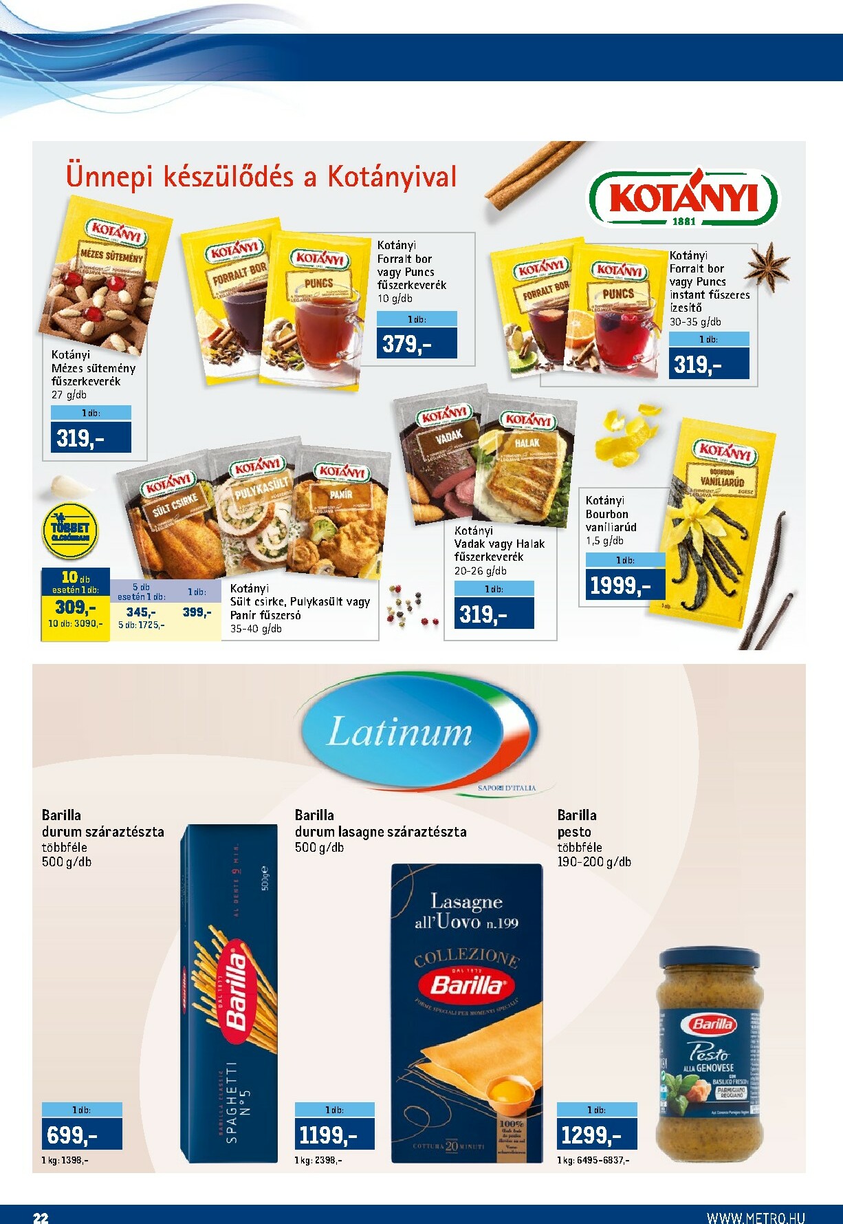 metro - Metro - Márkák akciós újság, érvényes 12.01. - 12.14. - page: 22