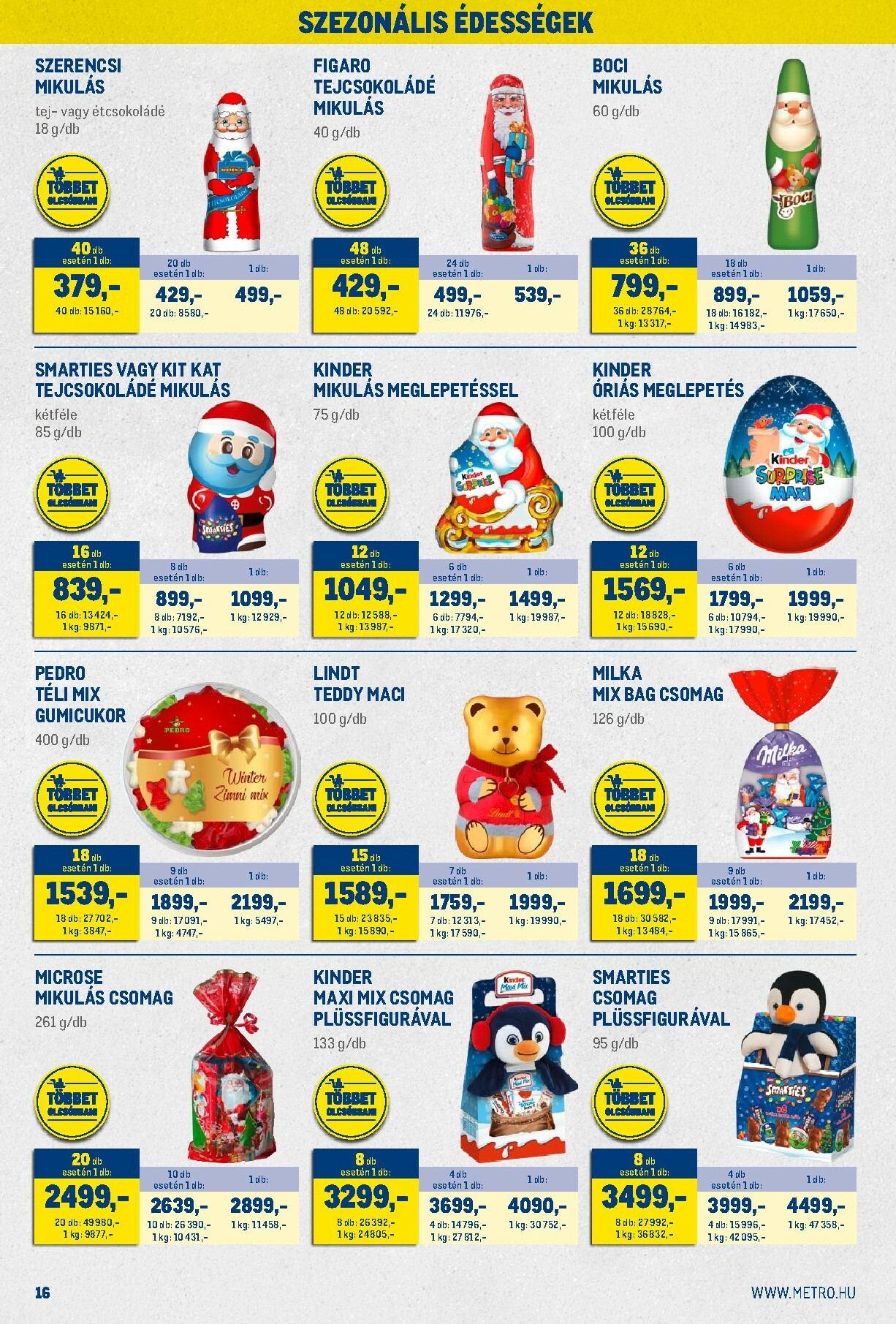 metro - Metro - Nagy Ajánlatok Kiskereskedőknek akciós újság, érvényes 12.01. - 12.31. - page: 16