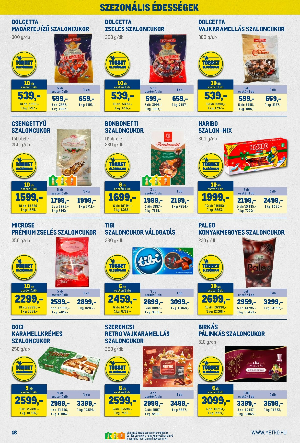 metro - Metro - Nagy Ajánlatok Kiskereskedőknek akciós újság, érvényes 12.01. - 12.31. - page: 18